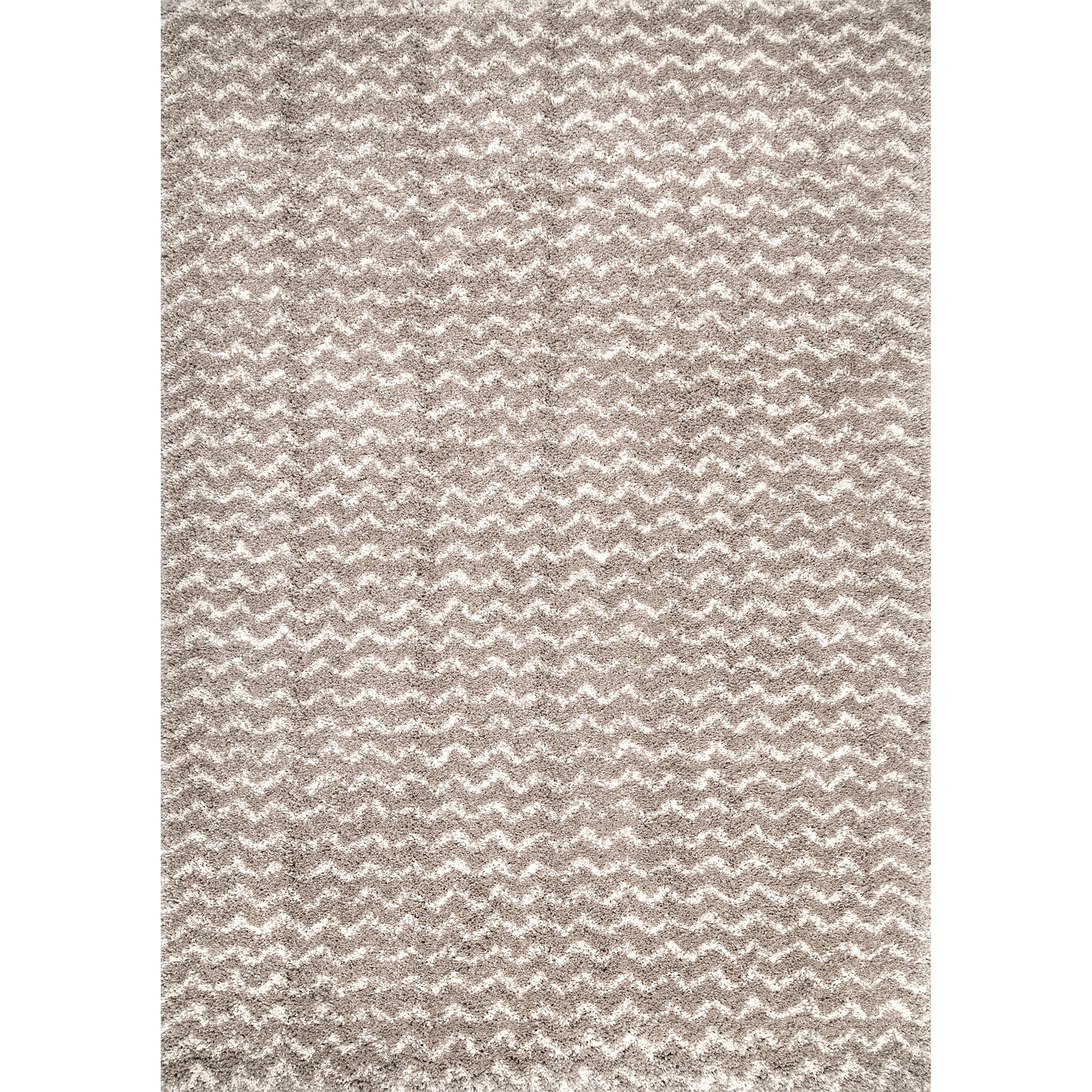 Nuloom Cuellar Chevron Shaggy Indoor Area Rug