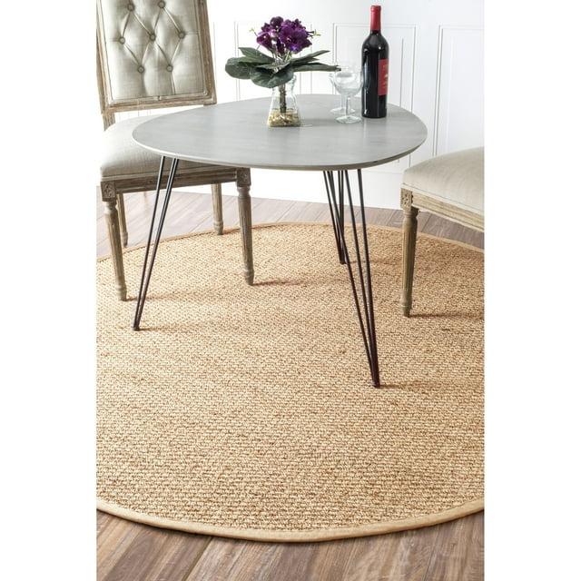 Nuloom Elijah Farmhouse Seagrass Indoor Area Rug, Round 4', Beige