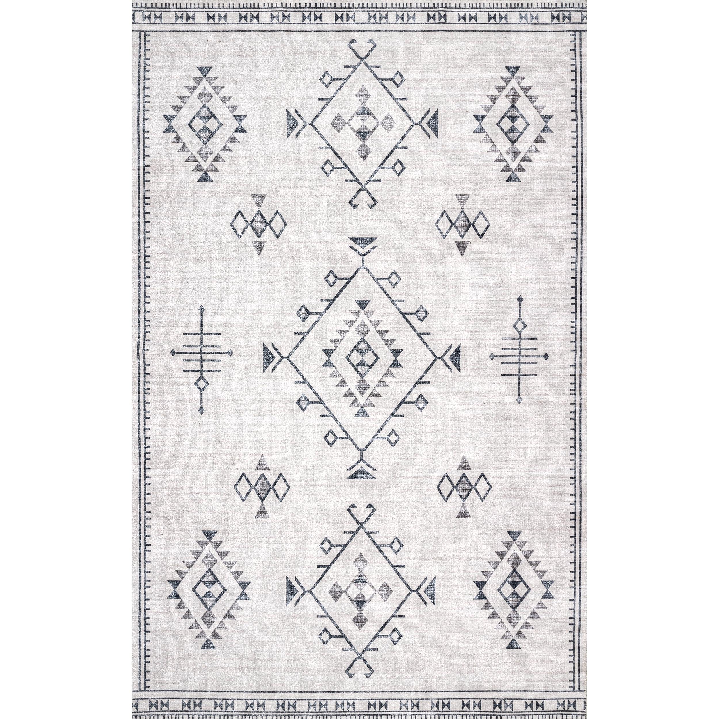 Nuloom Evalyn Southwestern Machine Washable Indoor Area Rug