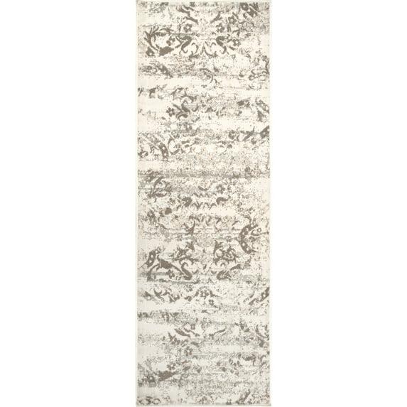 Nuloom Freja Floral & Paisley 2x14 Runner Indoor Area Rug for Living Room Bedroom Dining Room Entryway Hallway Kitchen, Beige/Ivory