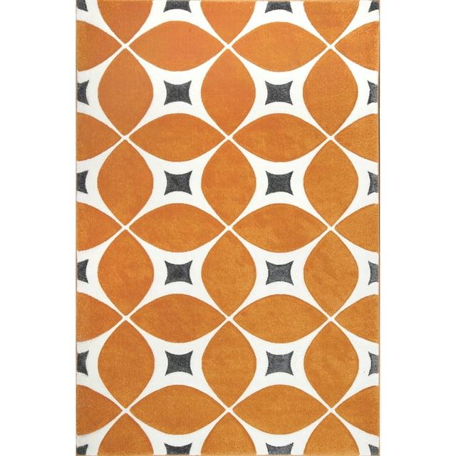 nuLOOM Gabriela Contemporary Accent Rug, 3' x 5', Deep Orange