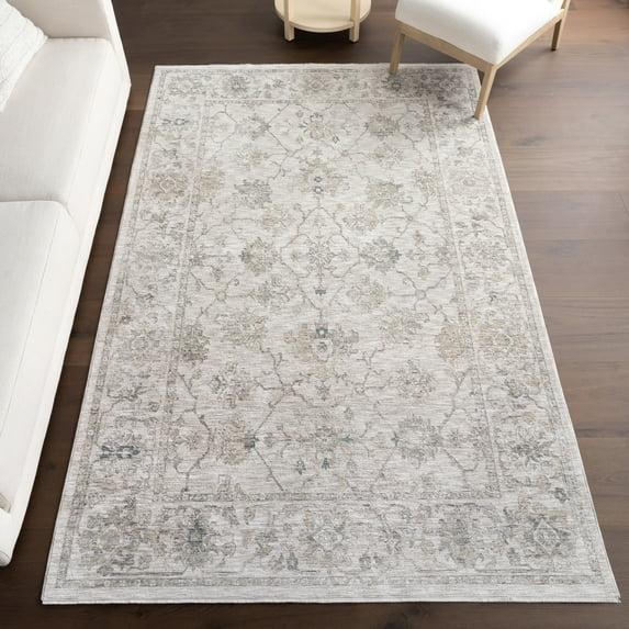 Nuloom Georgianna Medallion Fringe Indoor Area Rug, 4' x 6', Beige