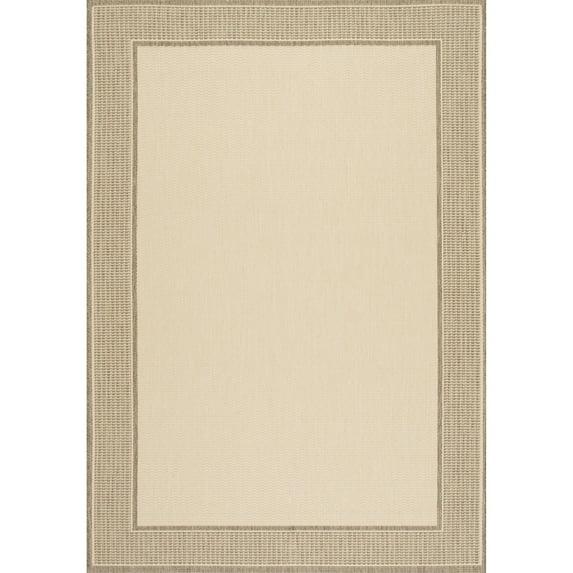 nuLOOM Gris Border Indoor/Outdoor Area Rug, 7' 6" x 10' 9", Beige