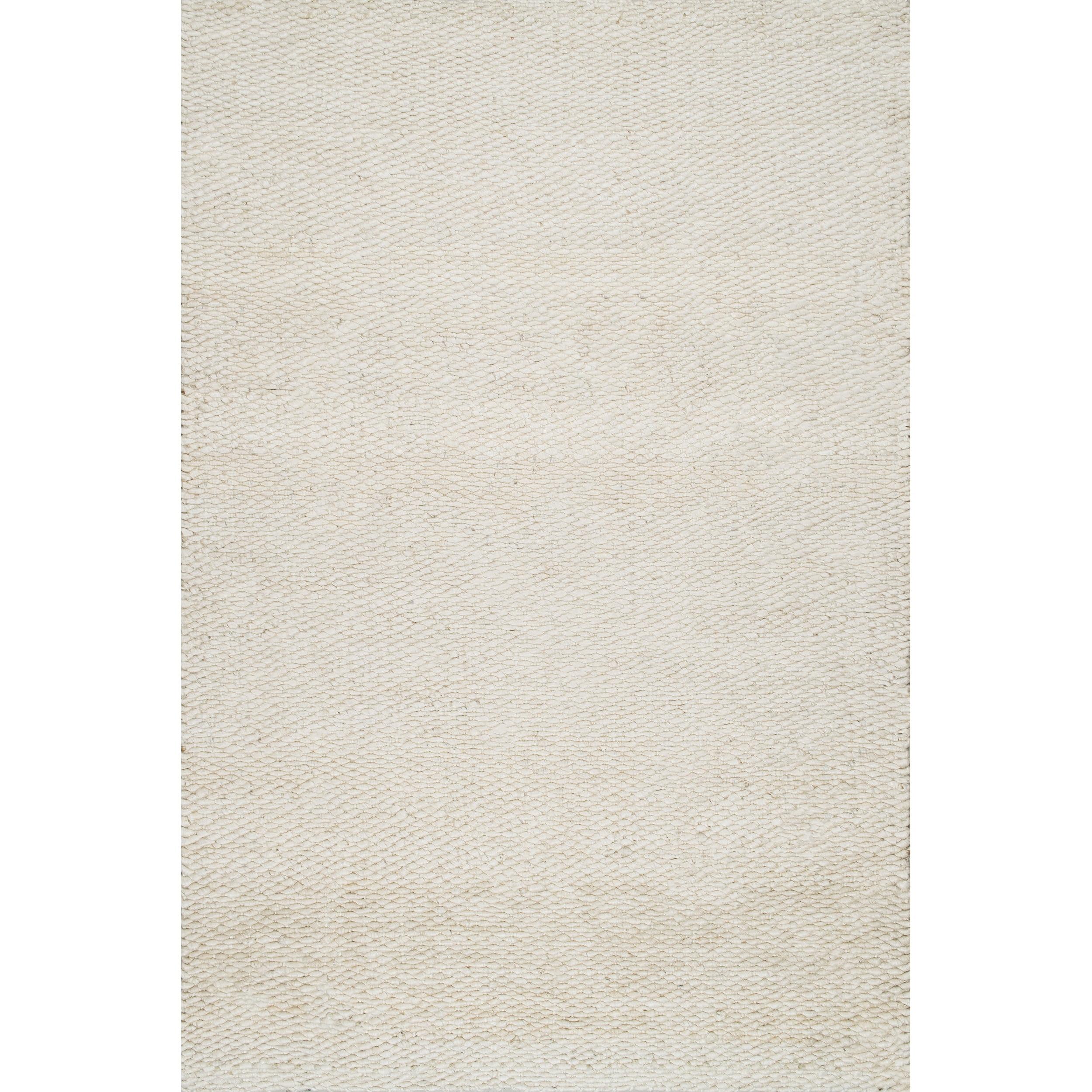 Nuloom Hailey Solid 8x10 Jute Indoor Area Rug for Dining Room Rug Neutral Rug Living Room Rug Kitchen, Off White