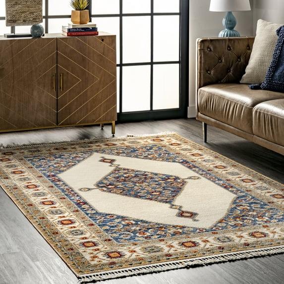 Nuloom Halley Floral Cardinal Medallion Indoor Area Rug, 3' x 5'