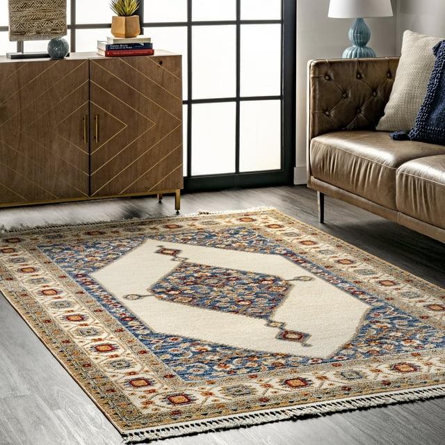 Nuloom Halley Floral Cardinal Medallion Indoor Area Rug, 3' x 5'