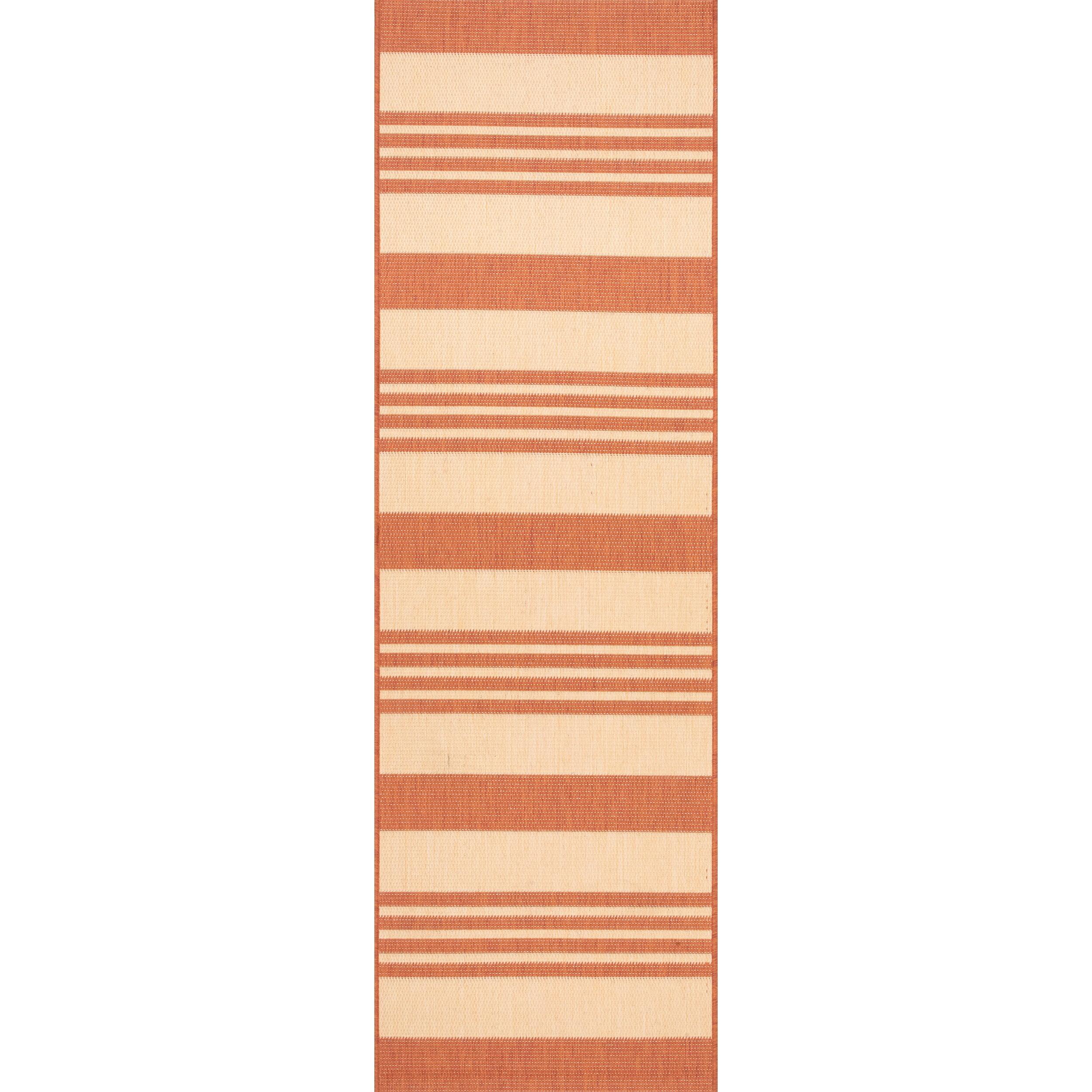 Nuloom Robin Multi Stripe Indoor/Outdoor Area Rug