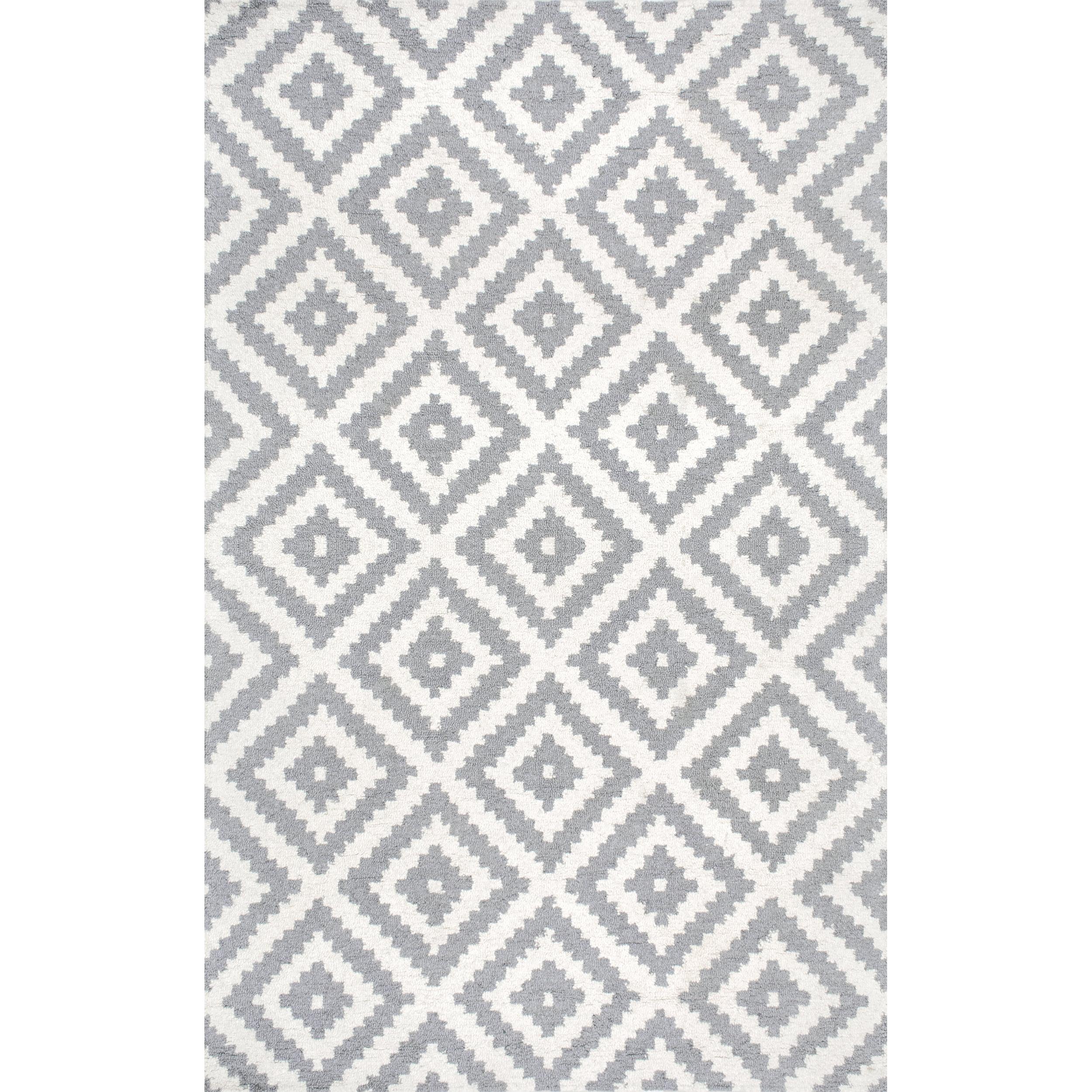 Nuloom Kellee Hand Tufted Geometric Wool Indoor Area Rug