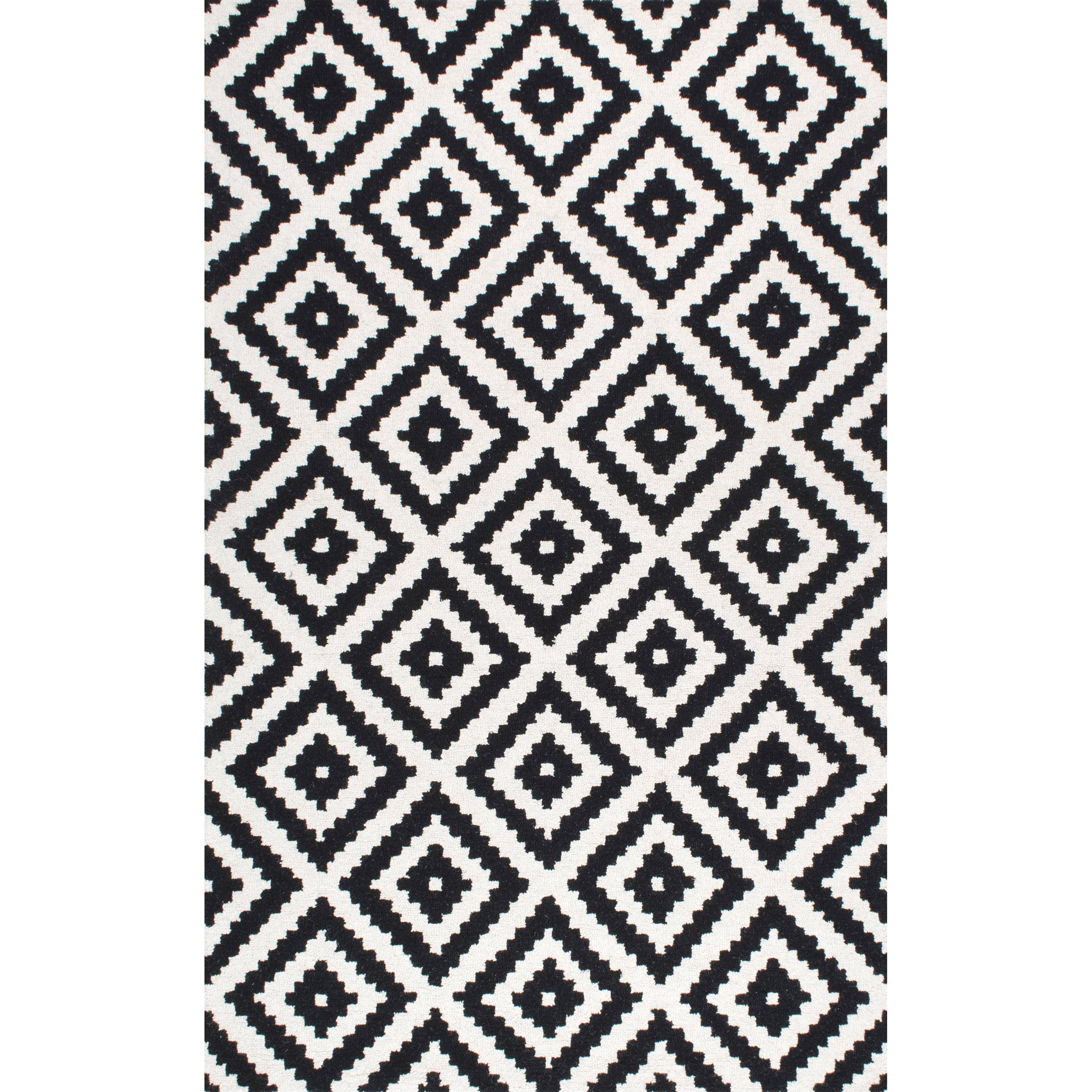 Nuloom Kellee Geometric 10x14 Wool Indoor Area Rug for Living Room Bedroom Dining Room Kitchen, Beige/Brown