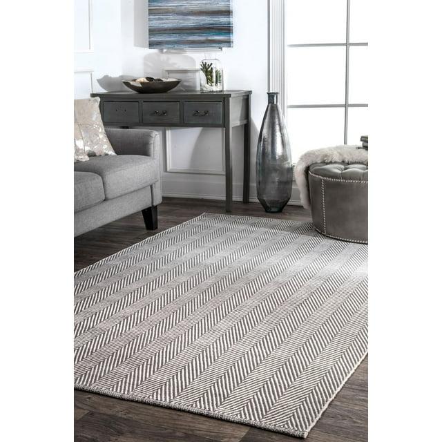 nuLOOM Kimberely Hand Loomed Area Rug, 9' x 12', Gray