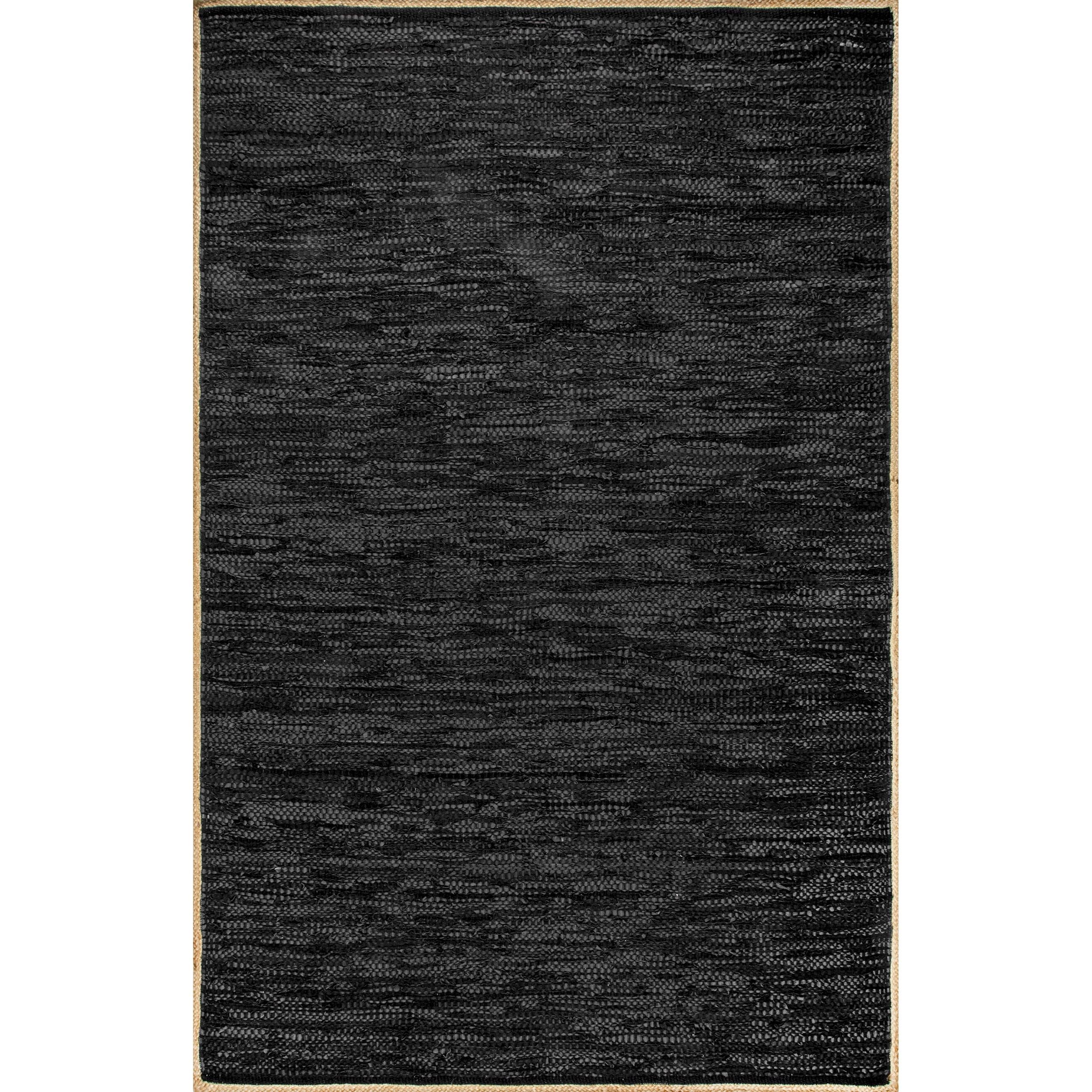 Nuloom Sabby Hand Woven Leather Flatweave Indoor Area Rug 8x10