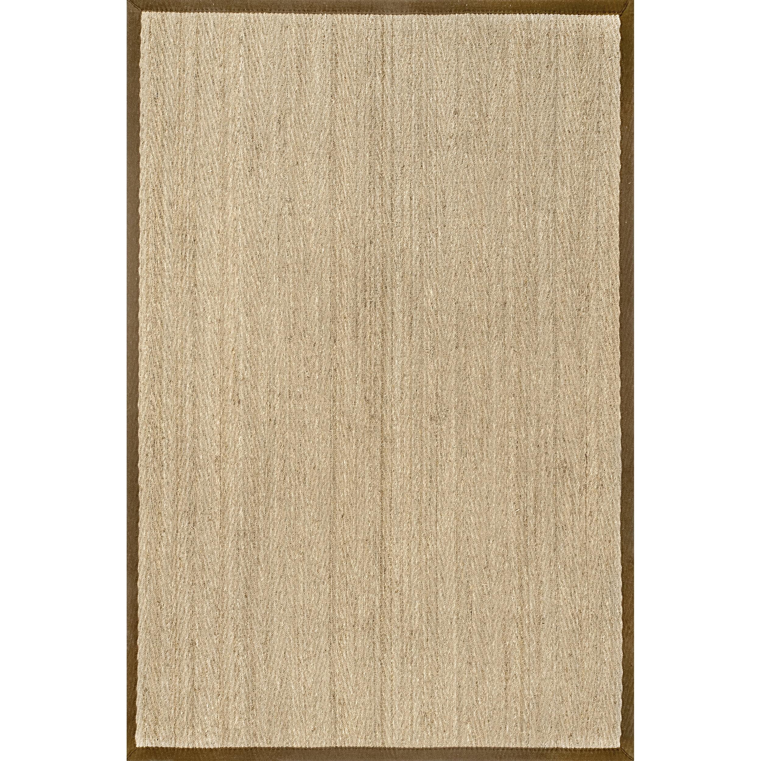 Larnaca Easy-Care Seagrass Rectangular Accent Rug, 2'6" x 4', Brown