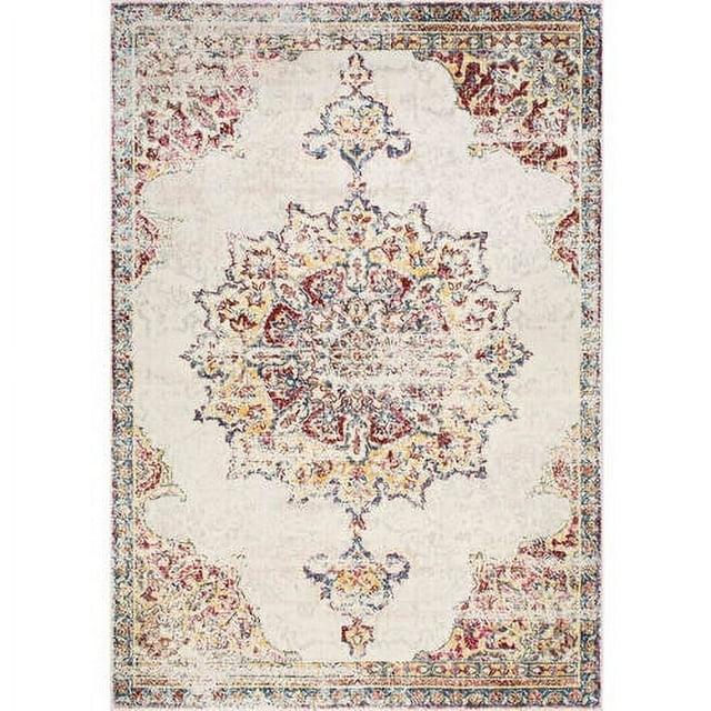 5'x7'5" Solid Loomed Area Rug Pink - nuLOOM: Traditional Indoor Low Pile, Stain-Resistant, Machine Made, Polypropylene