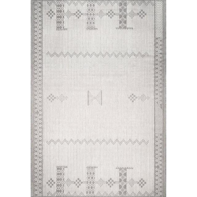 Foundry Select Altus Gray Indoor/Outdoor Area Rug
