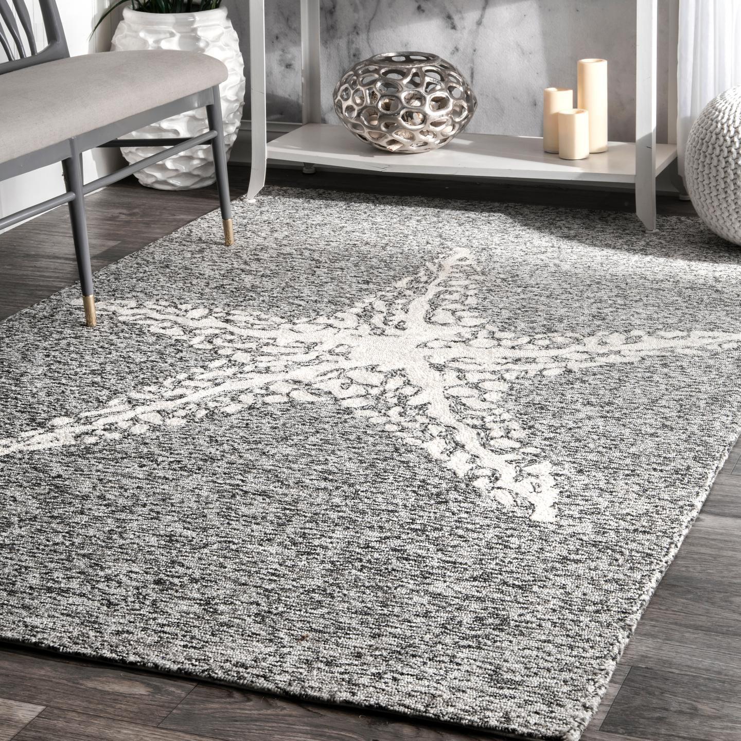 Hand Hooked Marine Indoor/Outdoor Area Rug - nuLOOM