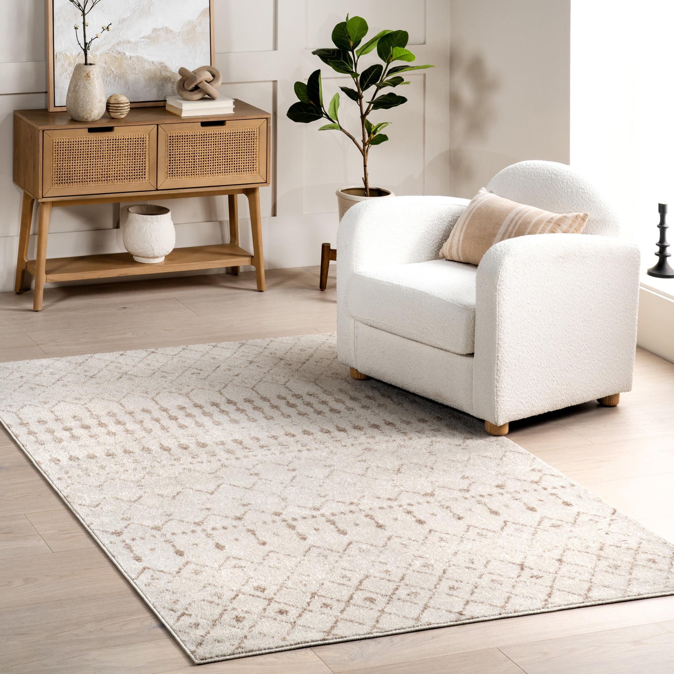 Nuloom Moroccan Blythe Indoor Area Rug, Round 6', Neutral