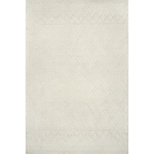 Nuloom Contemporary Trellis Natti Indoor Area Rug, 4' x 6', Ivory