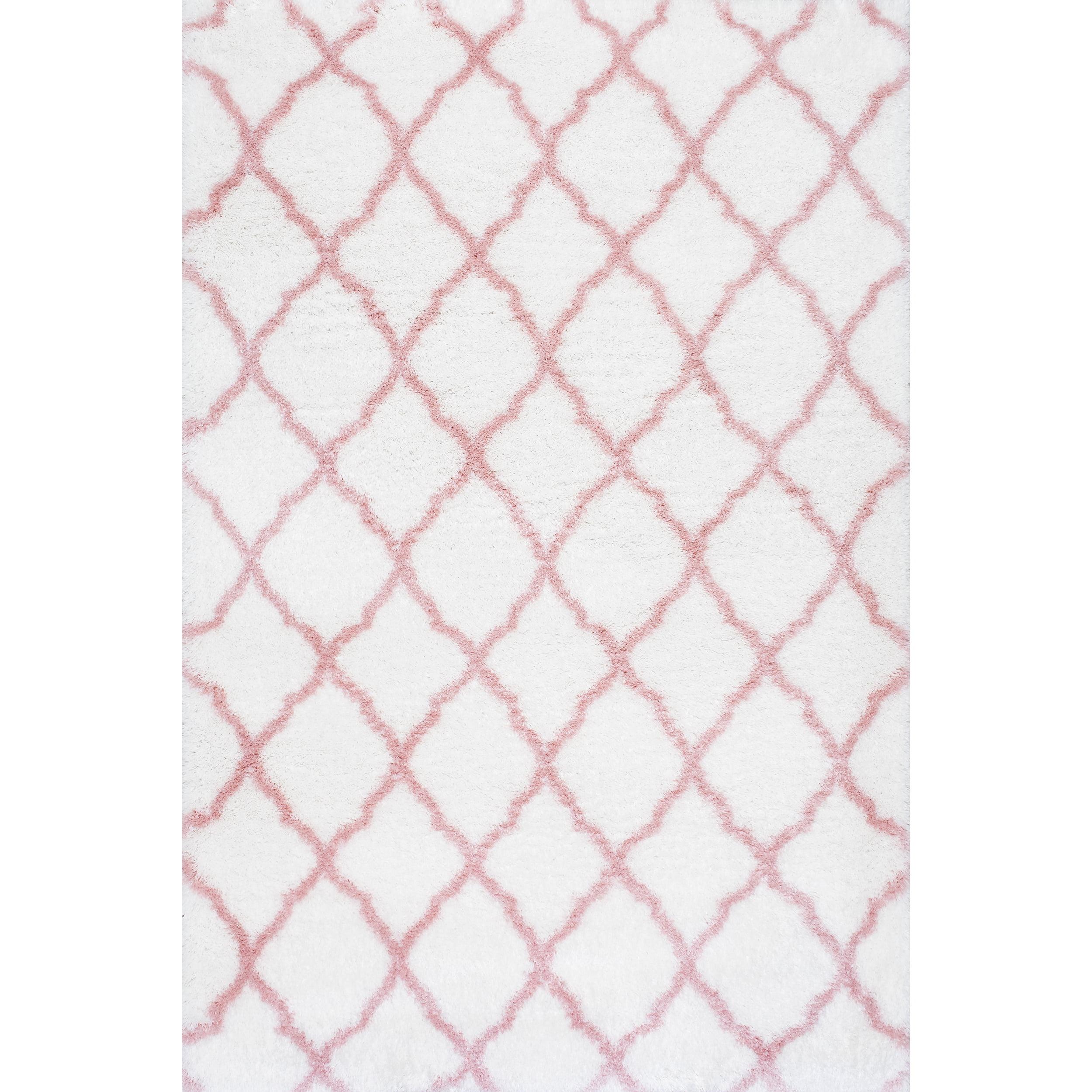 Nuloom Nelda Trellis Kids Shag Indoor Area Rug