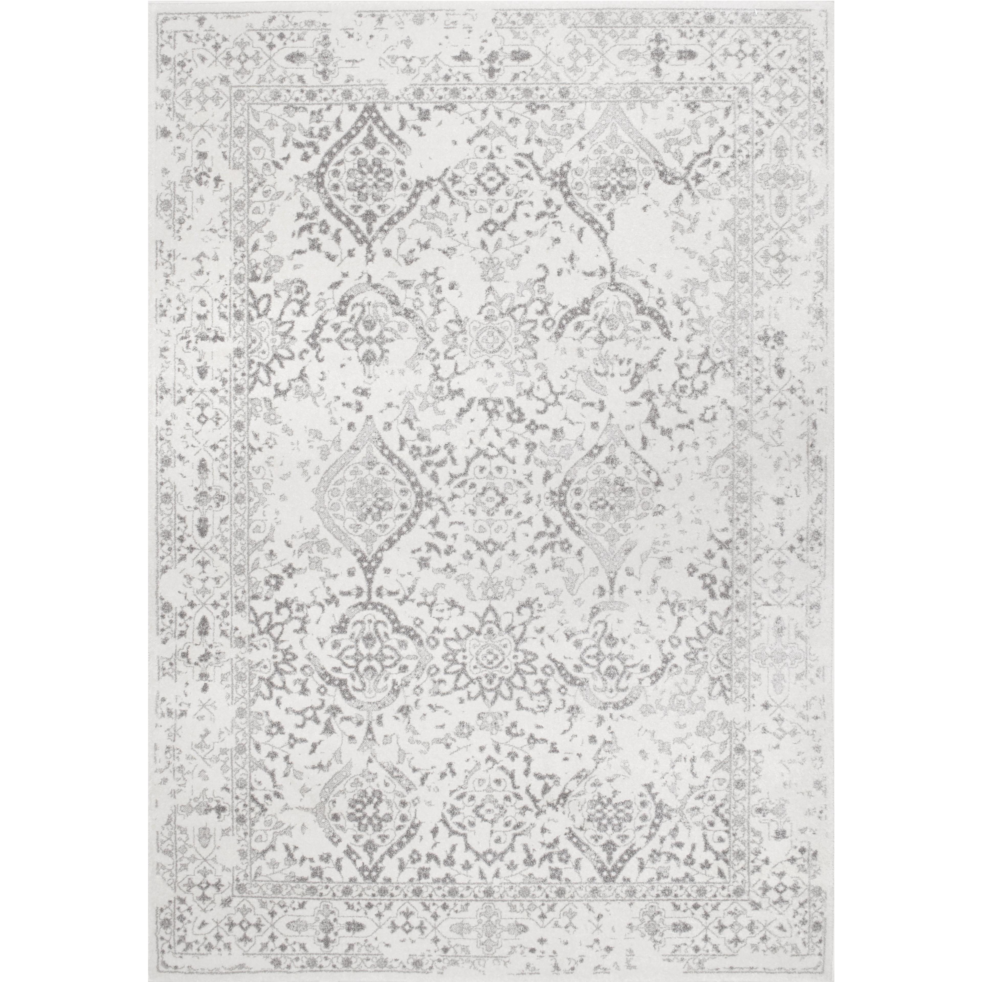 nuLOOM Odell Faded Vintage Ivory 6' 7" x 9' Vintage Area Rug