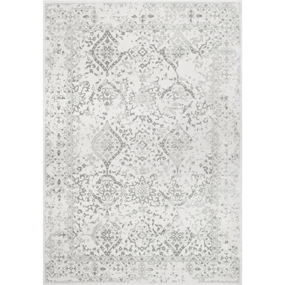 nuLOOM Odell Faded Vintage Ivory 6' 7" x 9' Vintage Area Rug
