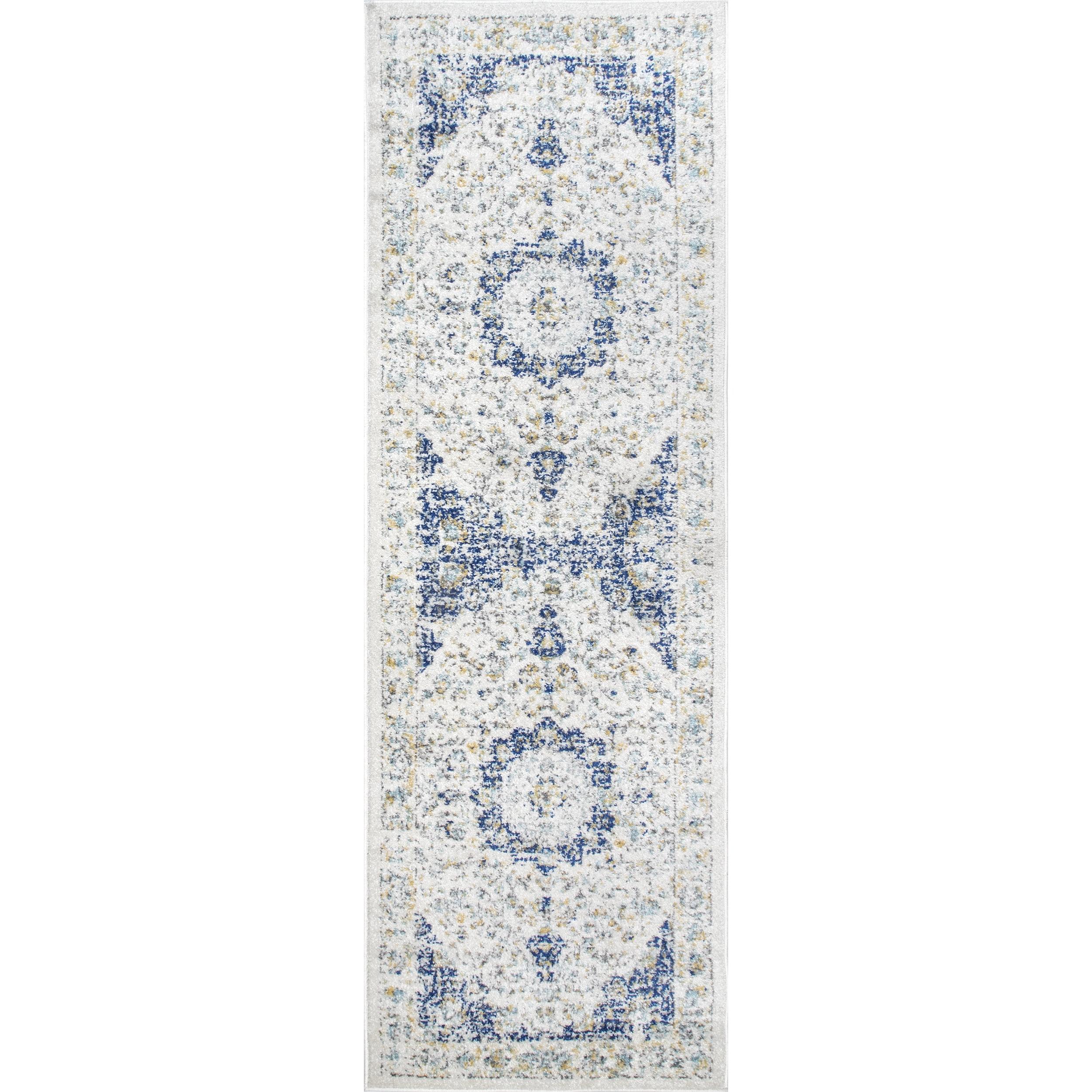 Nuloom Verona Vintage Persian Indoor Area Rug, Runner 2' 6" x 14', Blue