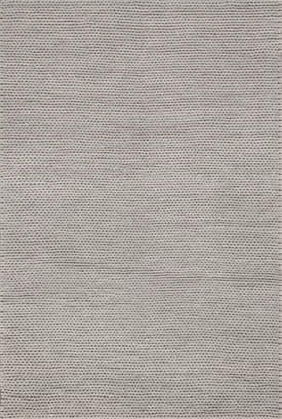 nuLOOM Penelope Braided Wool Area Rug, 5' x 8', Light Gray