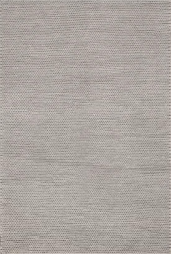 nuLOOM Penelope Braided Wool Area Rug, 5' x 8', Light Gray