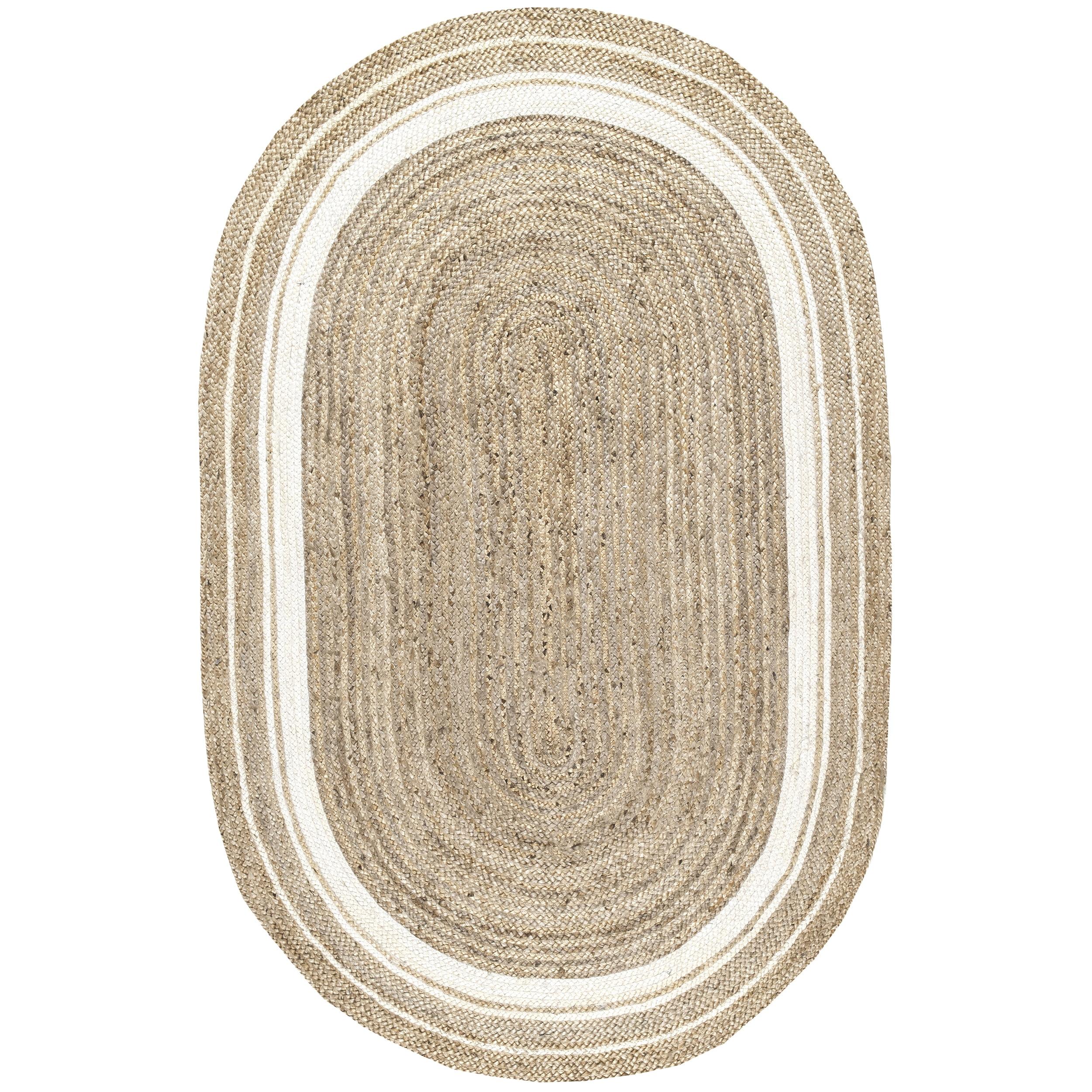 Nuloom Rikki Coastal Braided Jute Indoor Area Rug