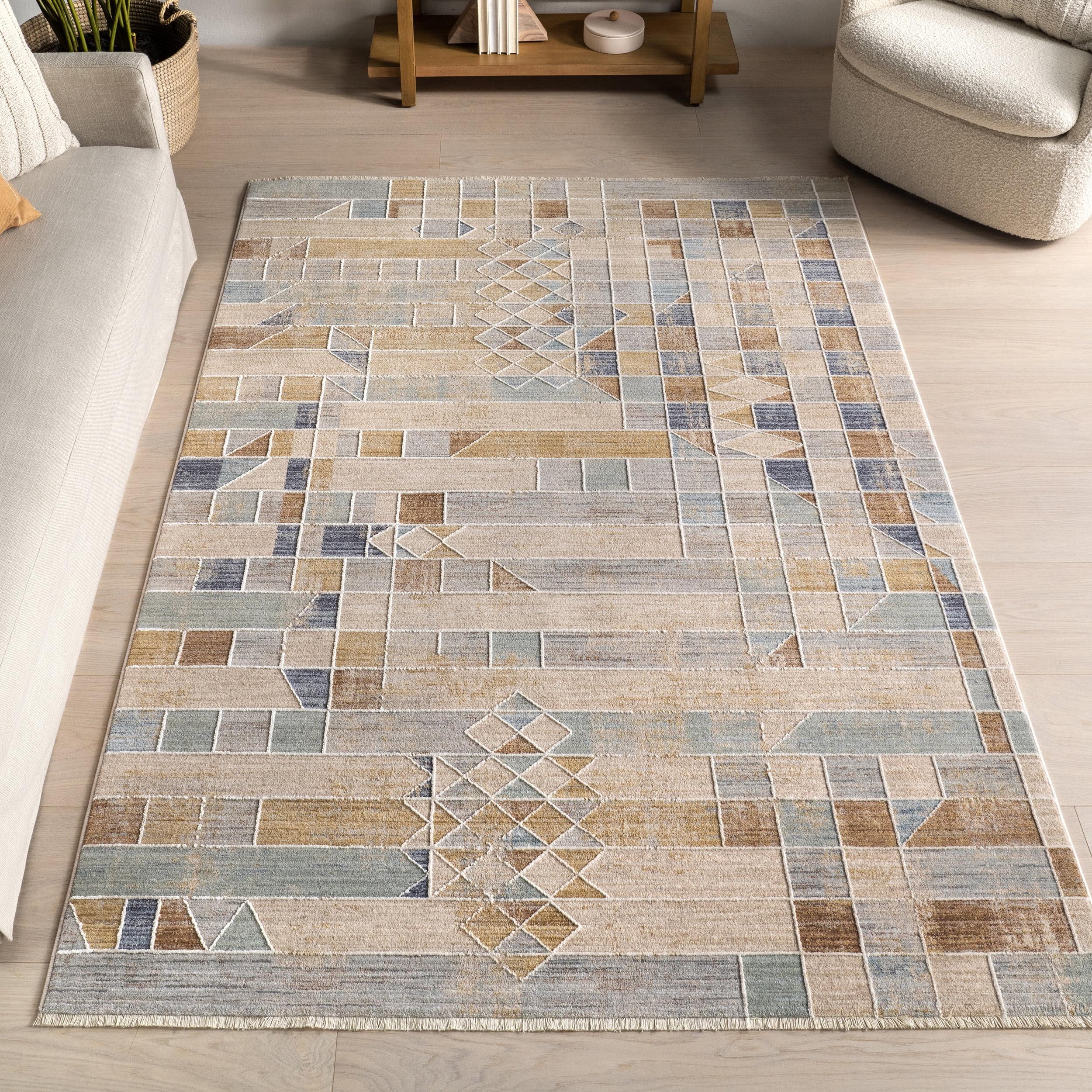 Nuloom Rivka Modern Geometric Indoor Area Rug, 4' x 6', Multicolor