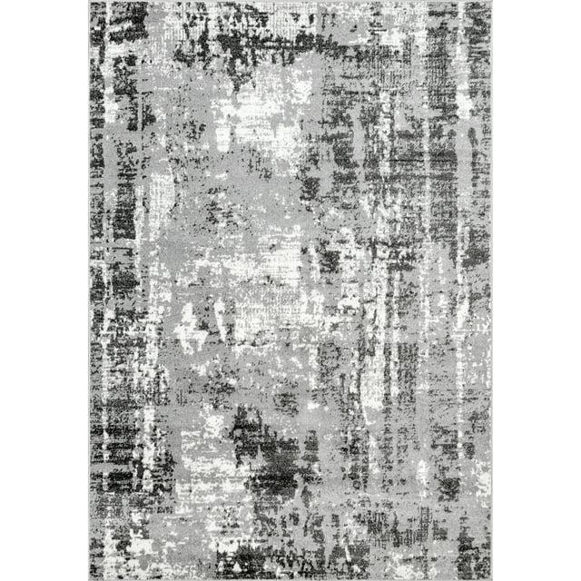 nuLOOM Rosalind Abstract Contemporary Accent Rug, 3' x 5', Gray