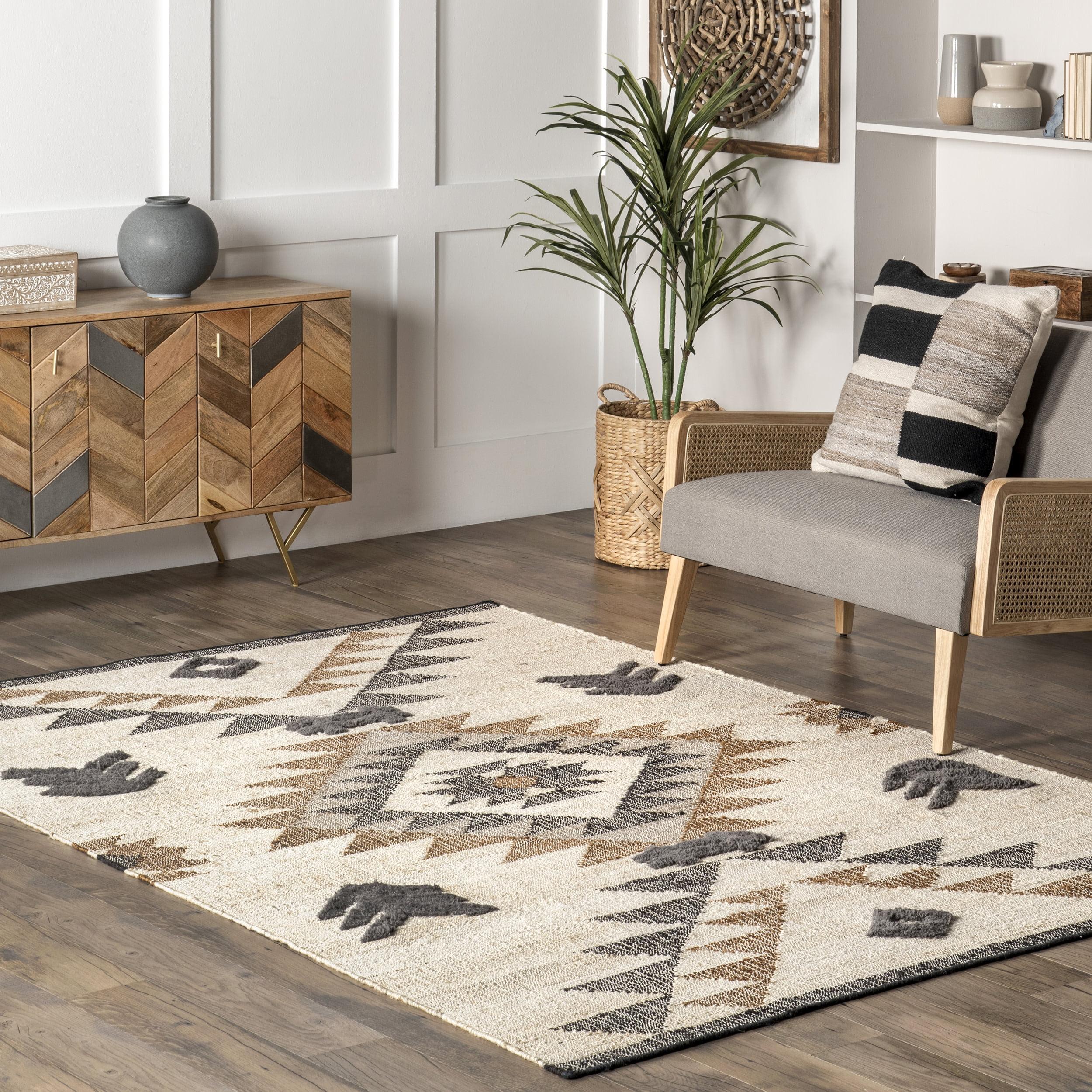 Nuloom Rosanna Southwestern Symbols Jute Indoor Area Rug