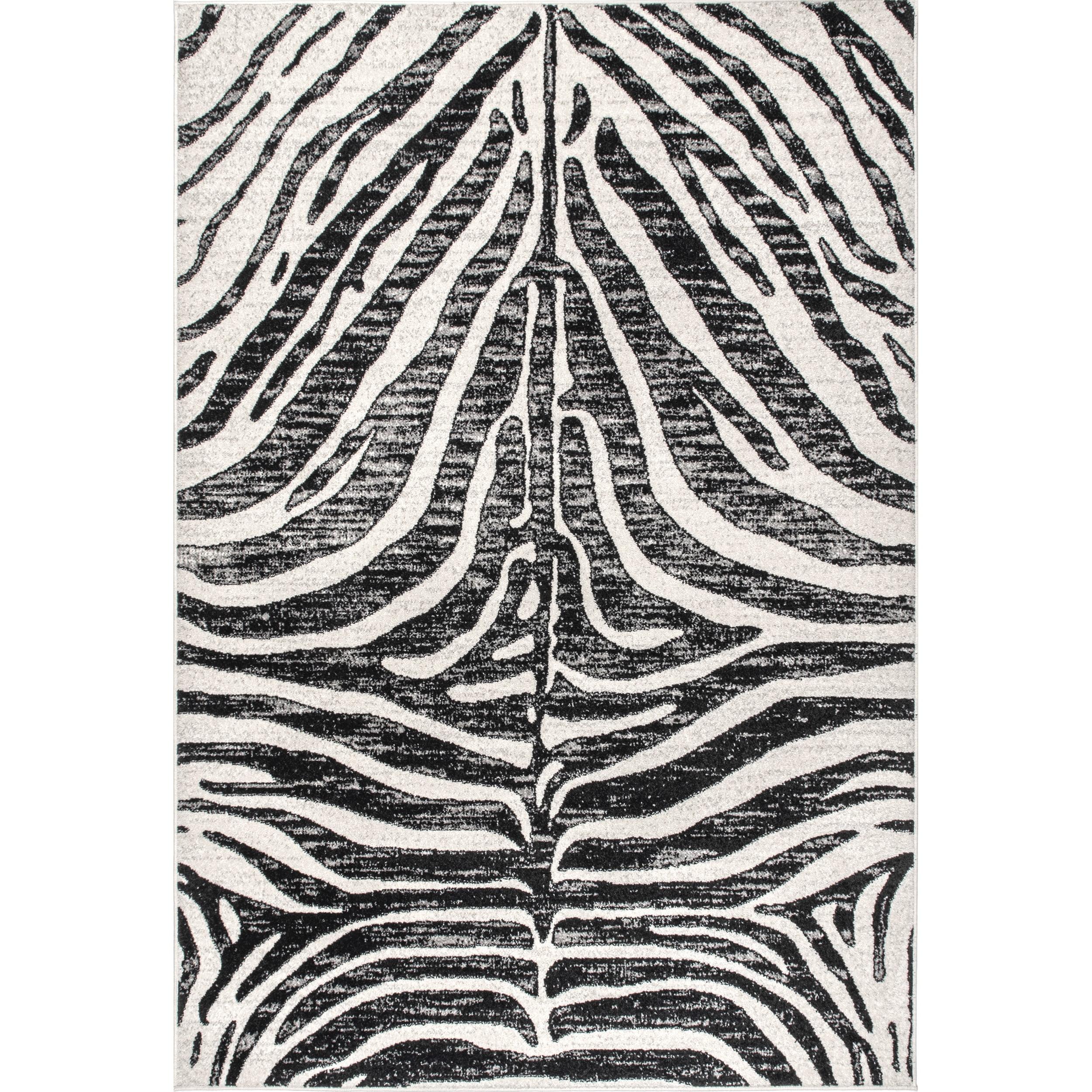 Nuloom Royal Zebra Stripes Indoor Area Rug