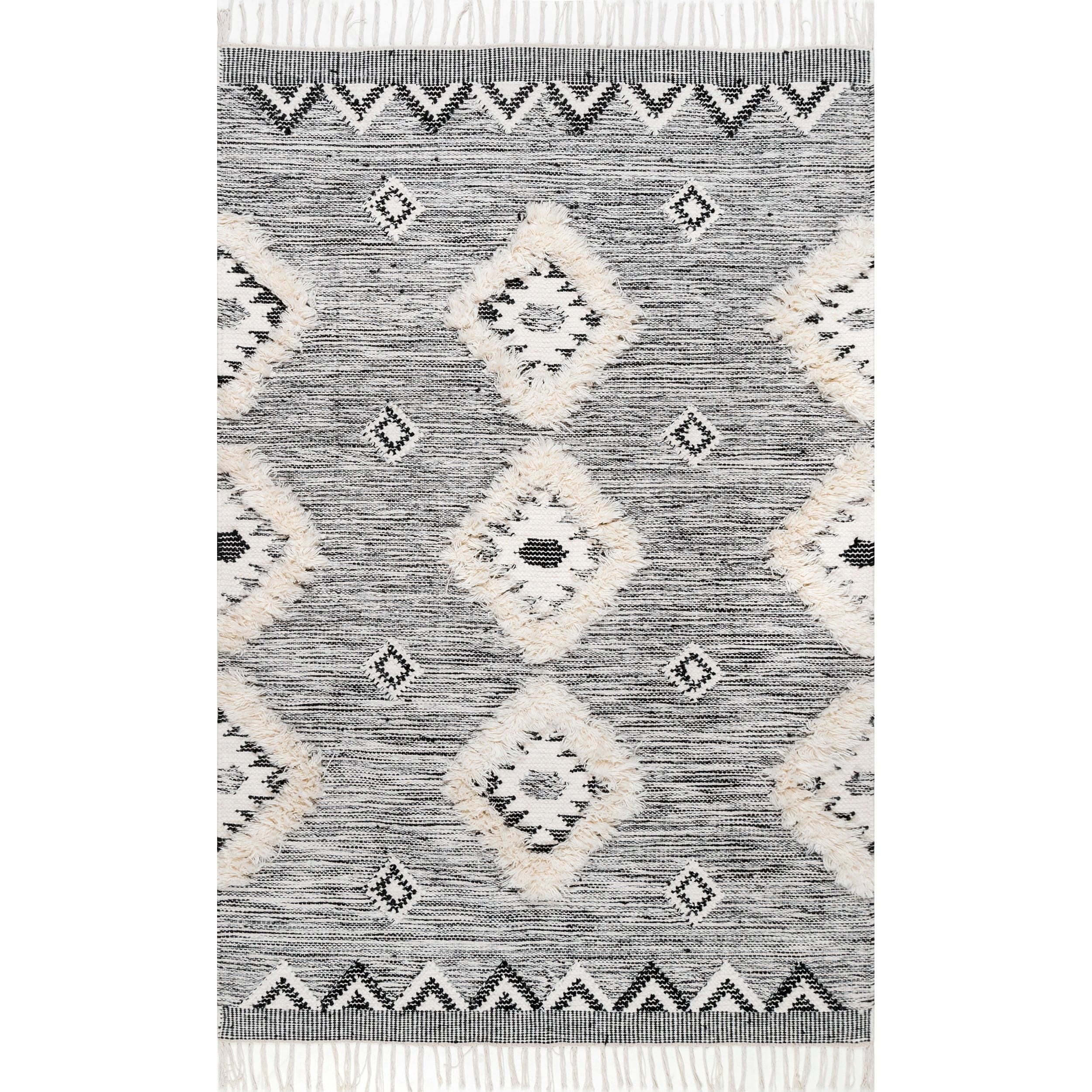 Nuloom Savannah Moroccan Tasseled Wool Indoor Area Rug