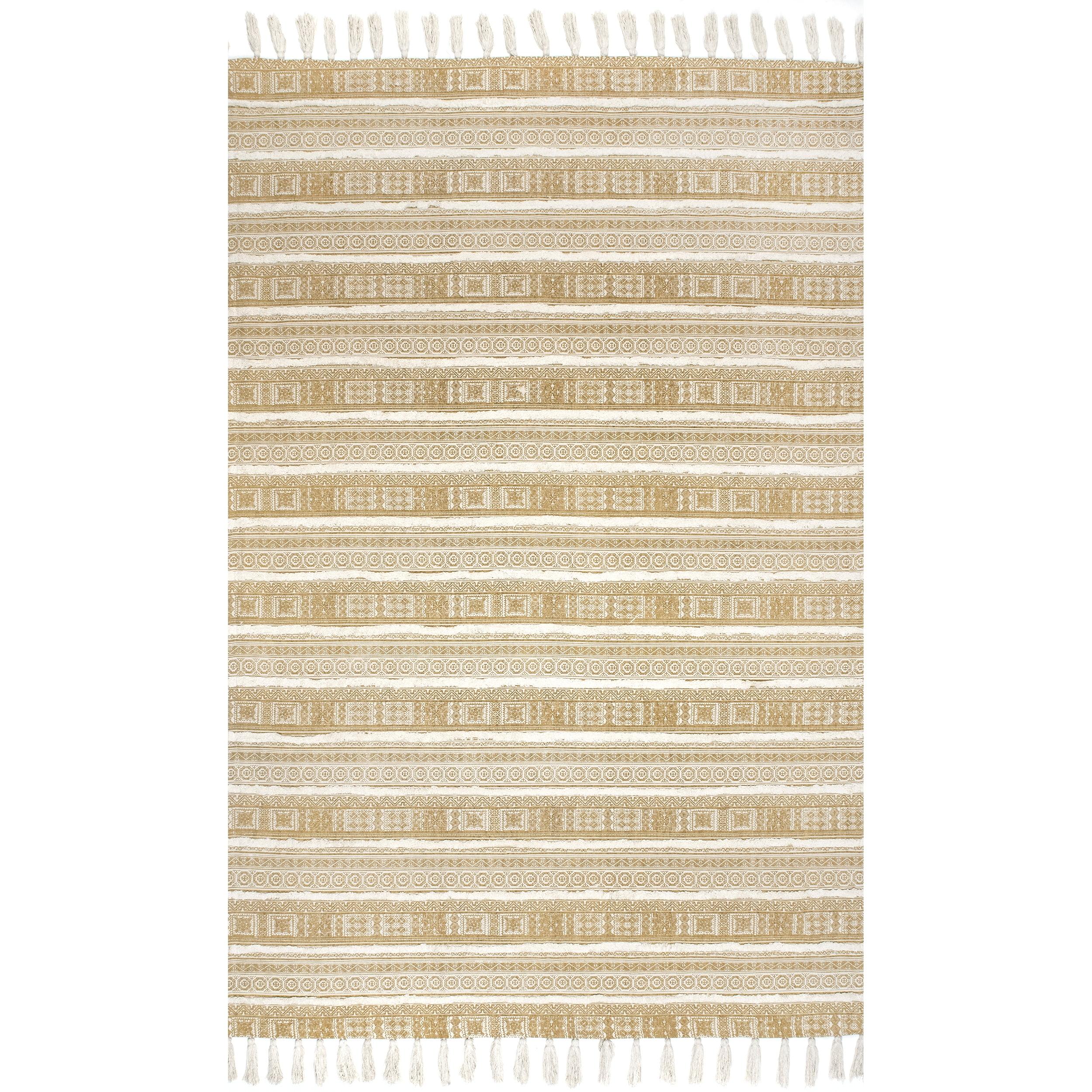 nuLOOM Rasmus Greek Frieze Stripes Area Rug