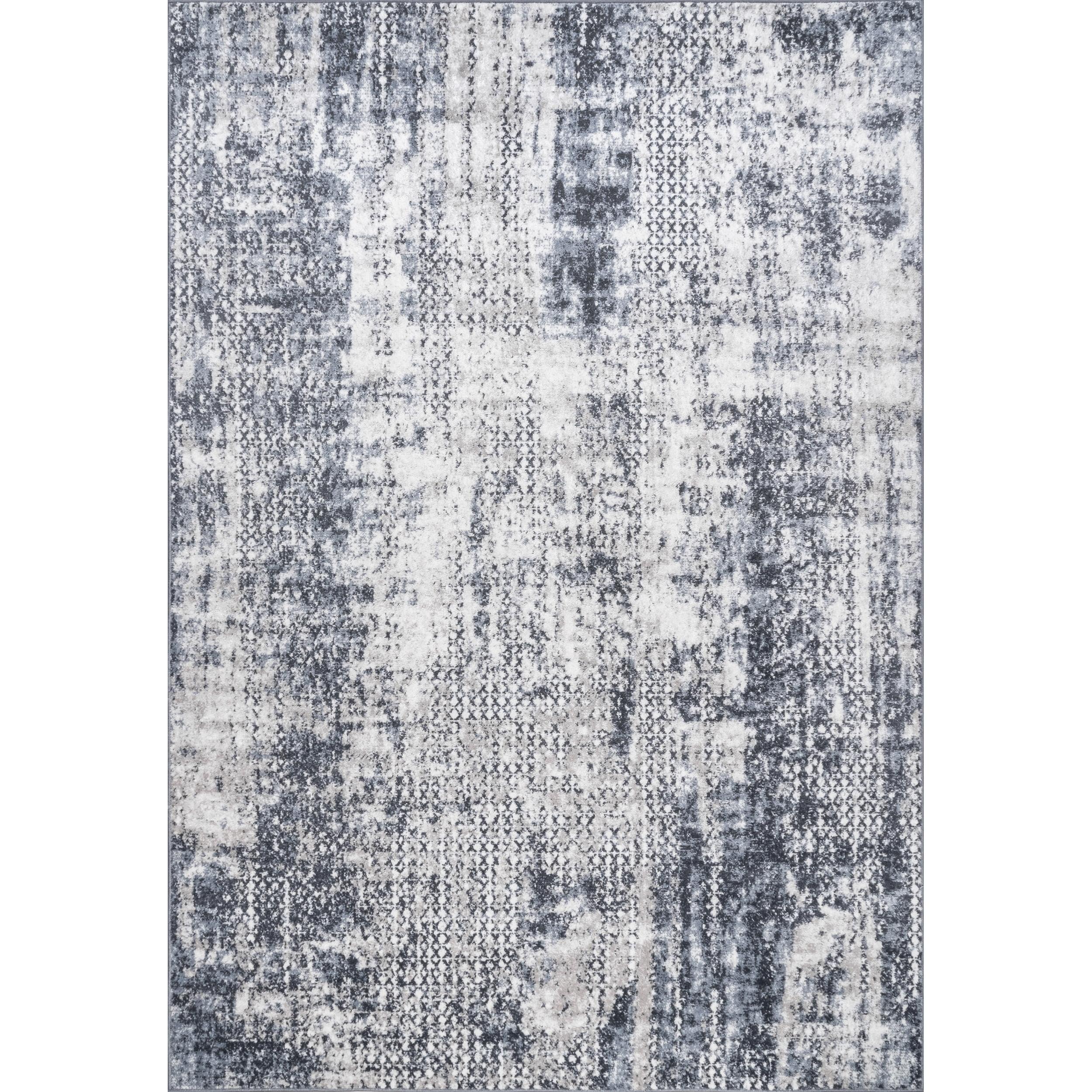 4&#39;3&#39;x6&#39; Taylor Modern Abstract Area Rug Blue - nuLOOM