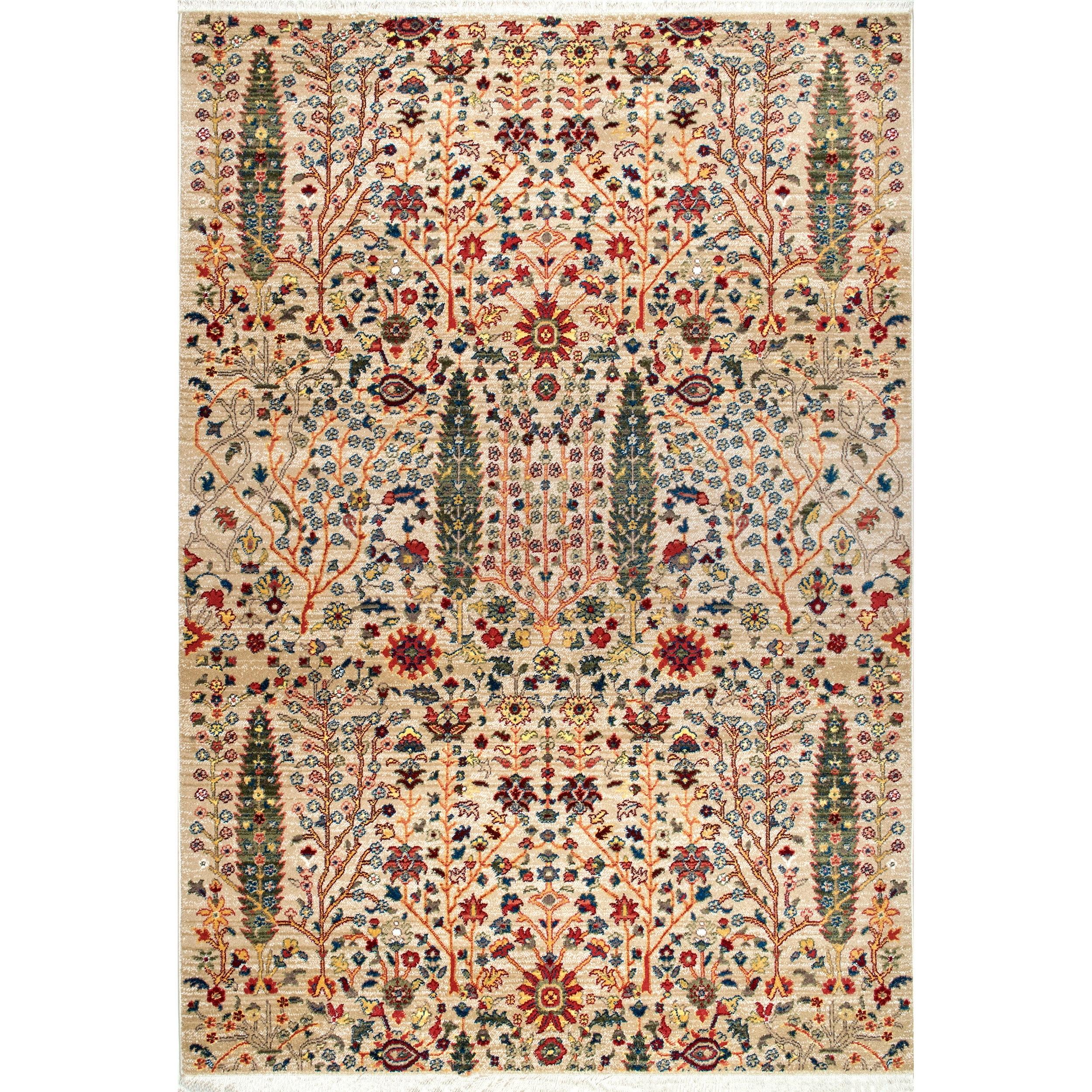 nuLOOM Valentina Tribal Fringe Area Rug, 12' x 15', Olive