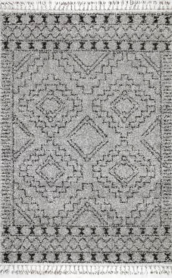 nuLOOM Vasiliki Moroccan Global Tassel Area Rug