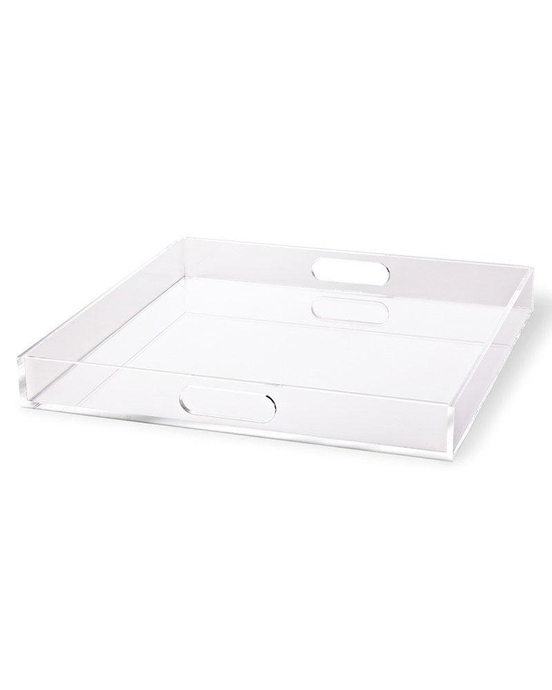 Clear Acrylic 16x16 Tray with Handles