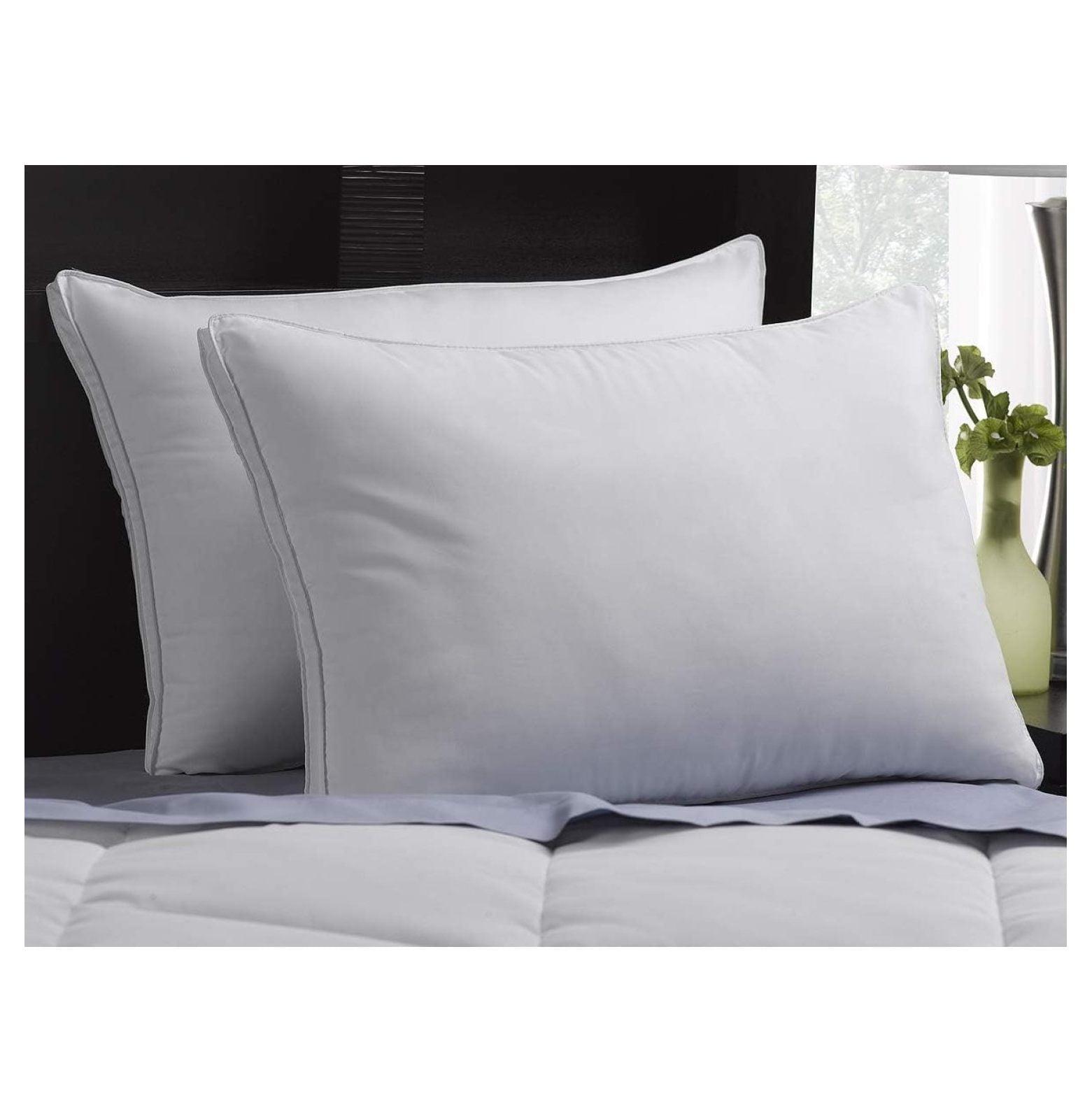 King Size White Gel Memory Foam Bed Pillows 2-Pack