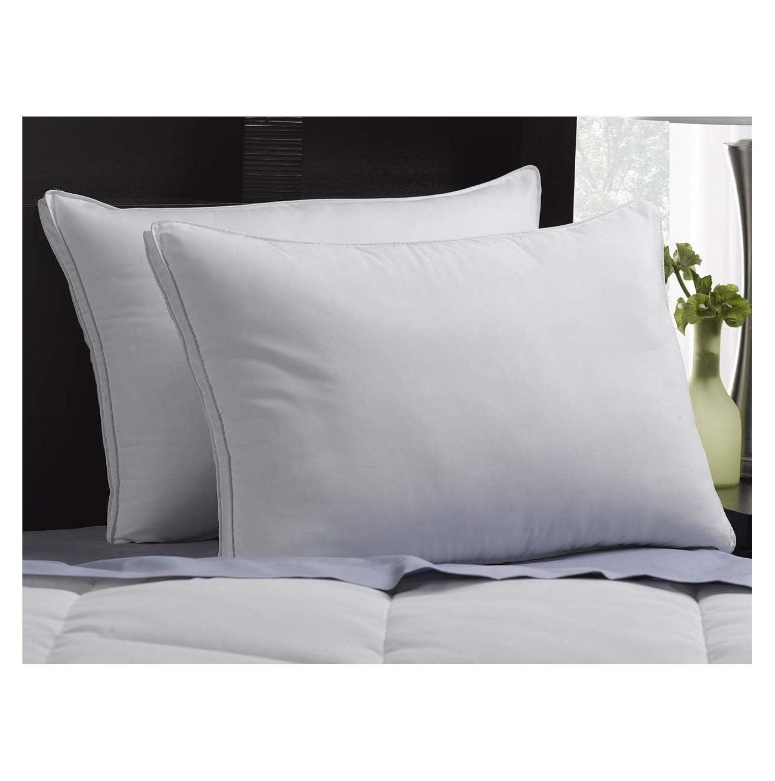 King Size White Gel Memory Foam Bed Pillows 2-Pack