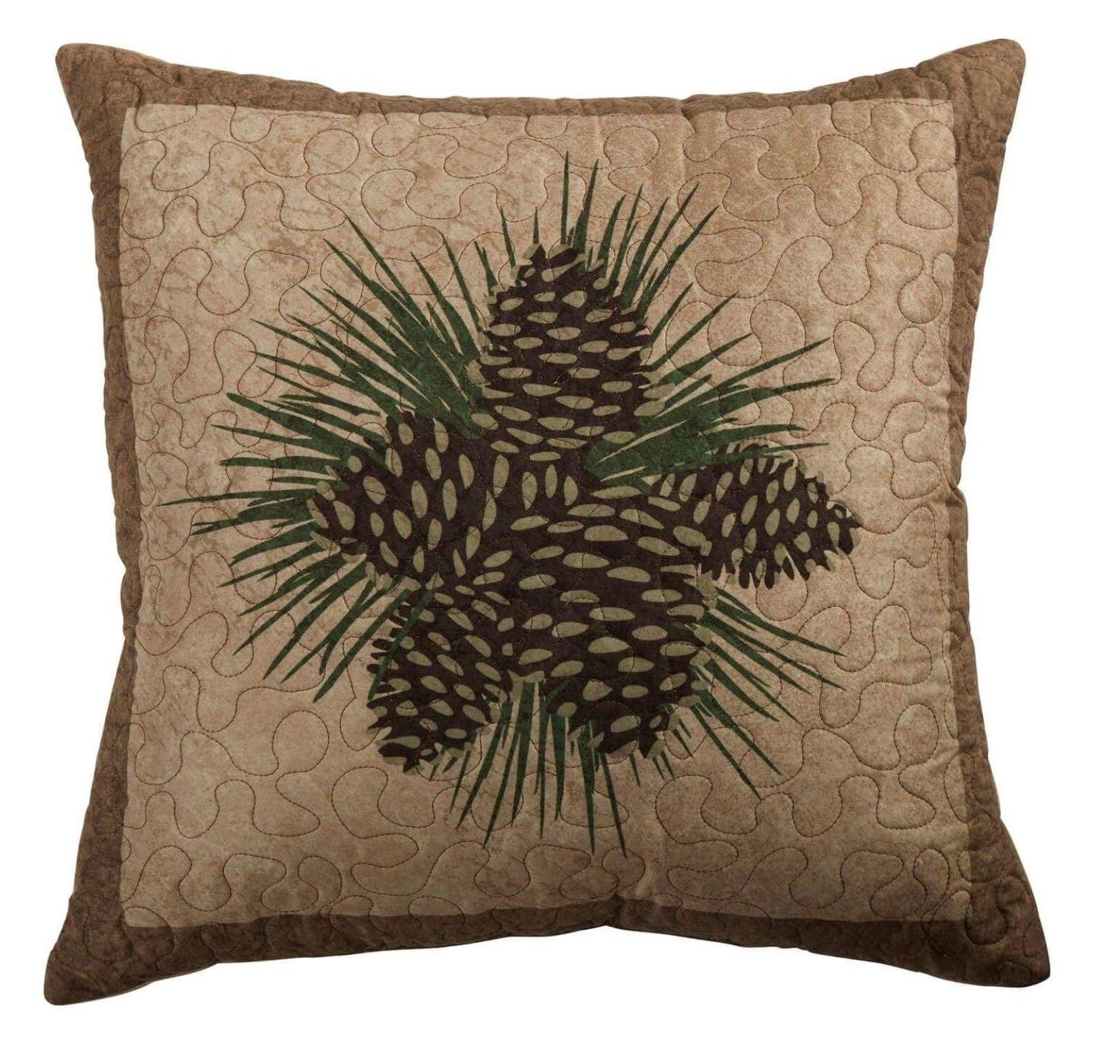 Antique Pine Throw Pillow