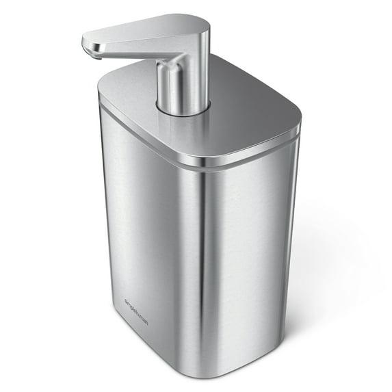 Simplehuman 16oz Pulse Pump, Kitchen Hand Soap Dispenser, Brushed Stainless Steel