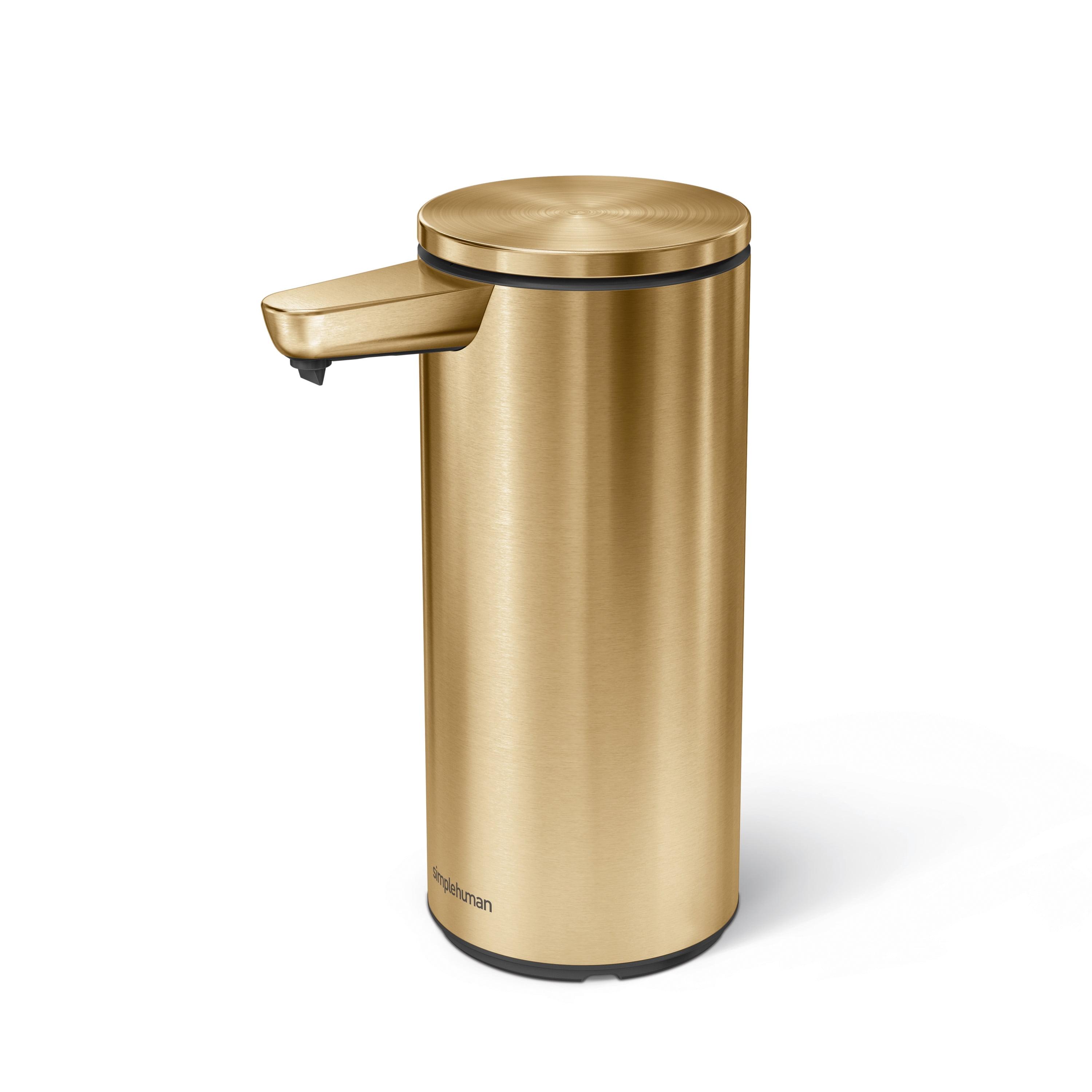 Brass Finish Round Automatic Soap Dispenser