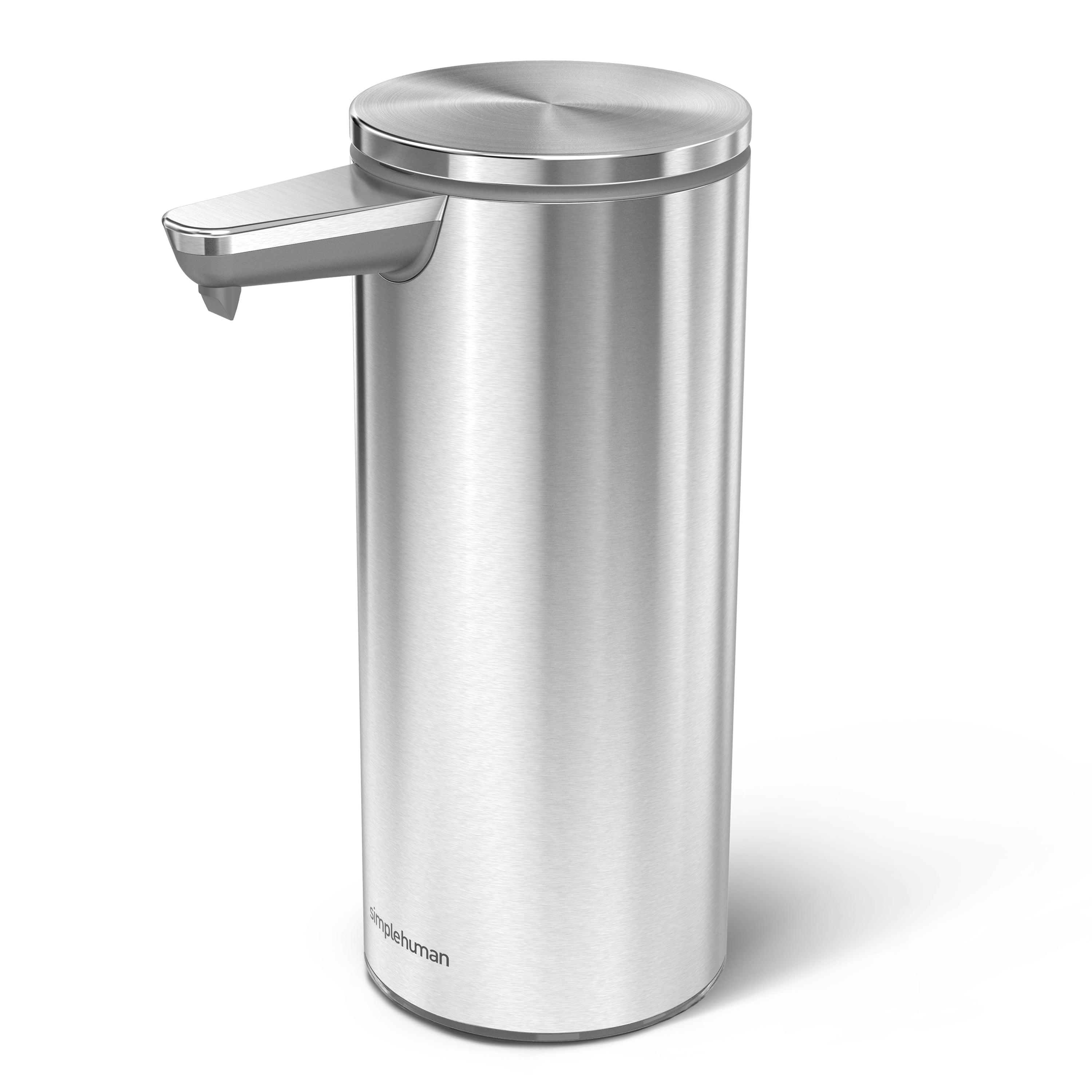 Brushed Stainless Steel Automatic Soap Dispenser with Motion Detection