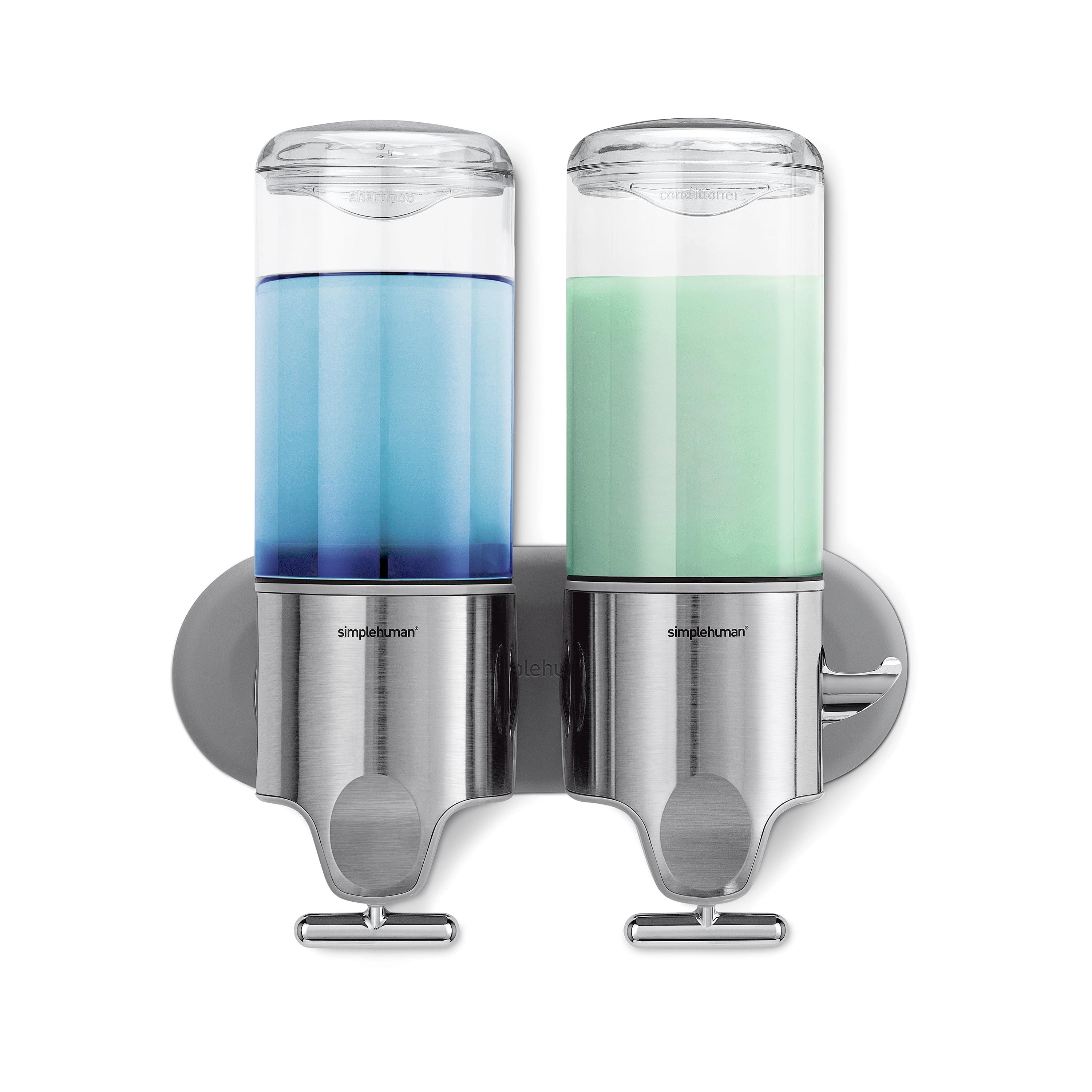 Twin Wall Mount Soap Dispenser with Ergonomic T-Bar Lever