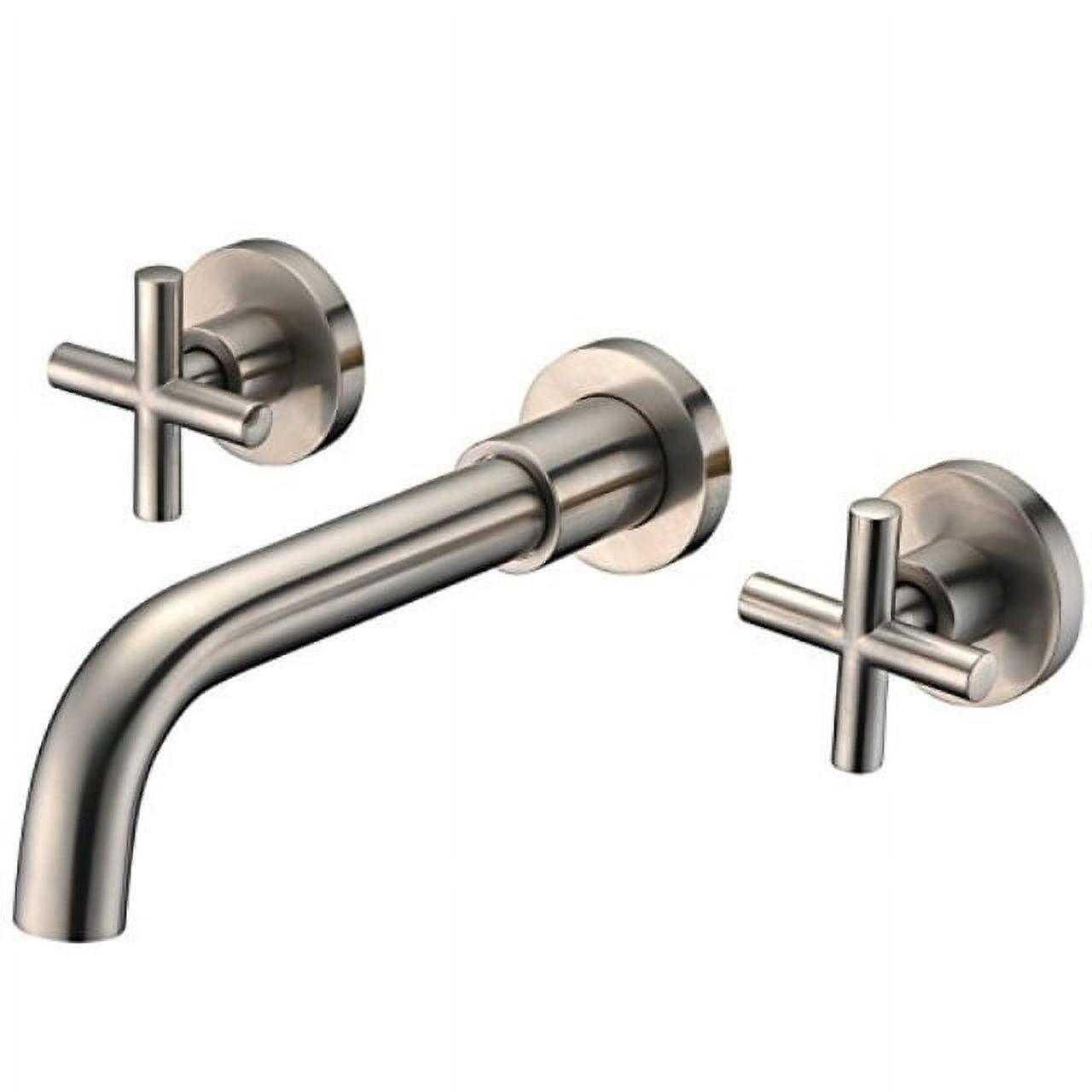 Wall Mounted 2-handle Bathroom Faucet