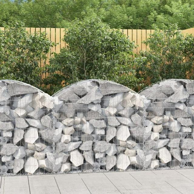 VidaXL Silver Metal Fencing