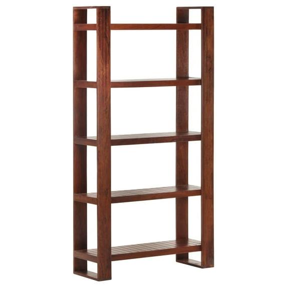 vidaXL Bookshelf Book Cabinet Wall Bookcase Standing Shelves Solid Wood Acacia