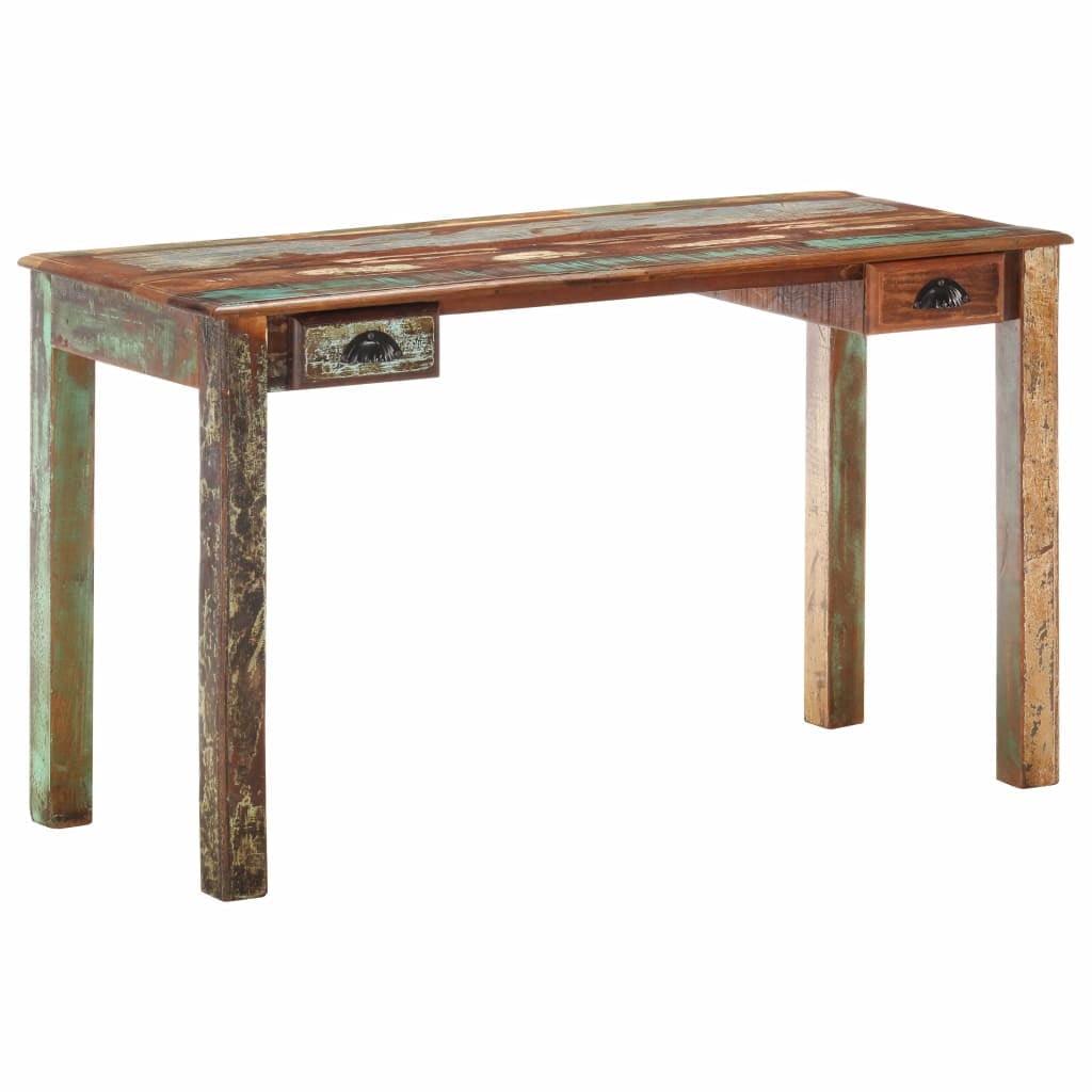 vidaXL Desk 51.2"x21.7"x29.9" Solid Reclaimed Wood