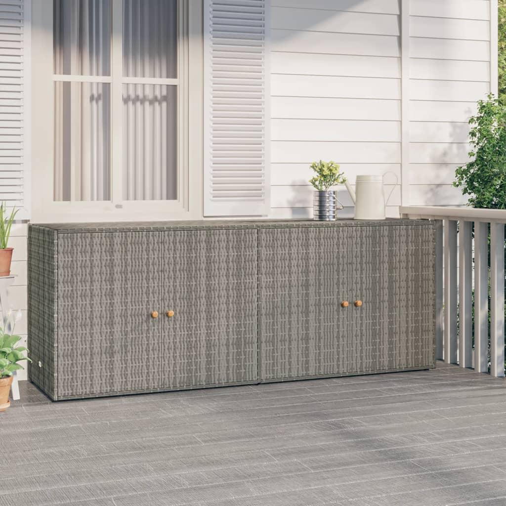 VidaXL Water Resistant Acacia Cabinet Deck Box